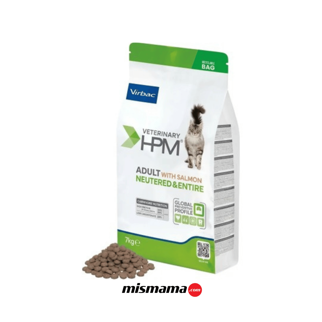 Virbac Veterinary HPM Adult with Salmon Neutered & Entire Kedi Maması 7 kg