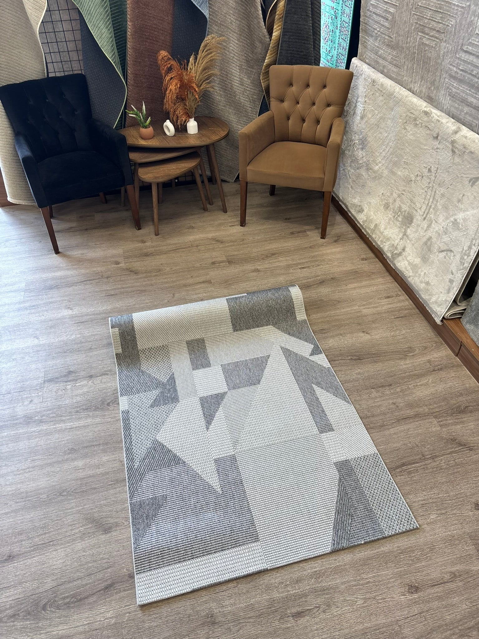 Kaymaz Taban Wool Spor Sisal Gri