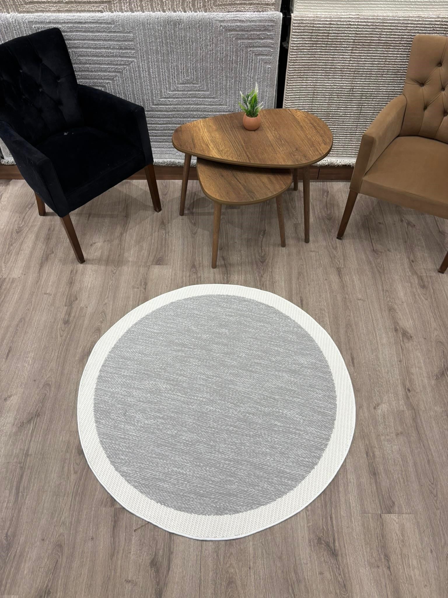 Nev Sisal Gri-Krem Balık Sırtı