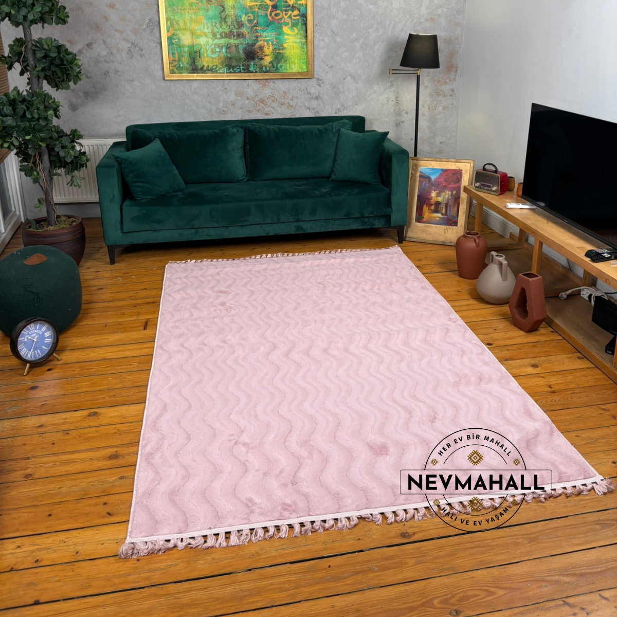Zigzag Lila Peluş
