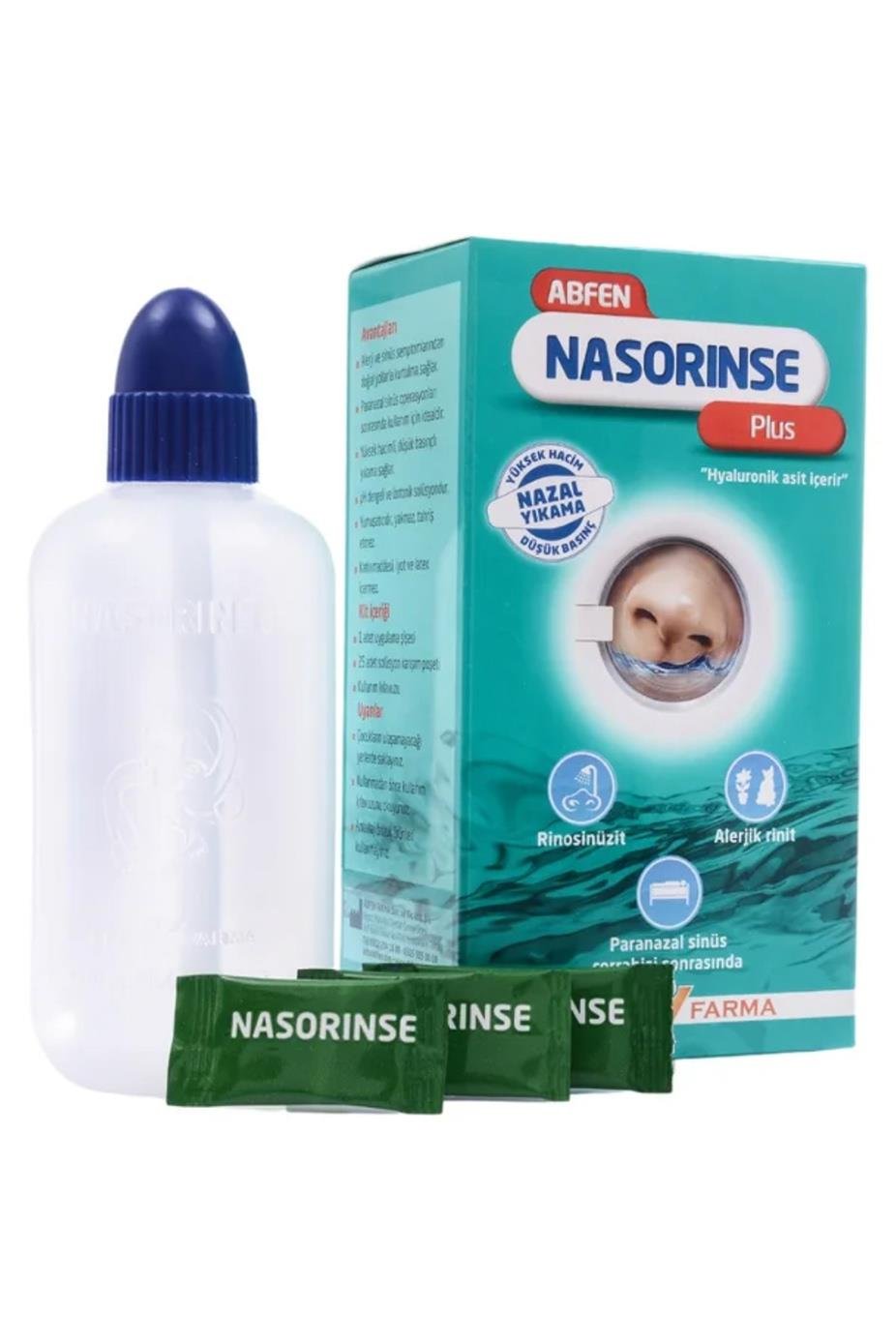 AbfenNasorinse Plus Burun Yıkama Kiti 25 AdetAbfen Nasorinse Plus Kit Fiyatı ve Özellikleri | Mutlufiyatlar
