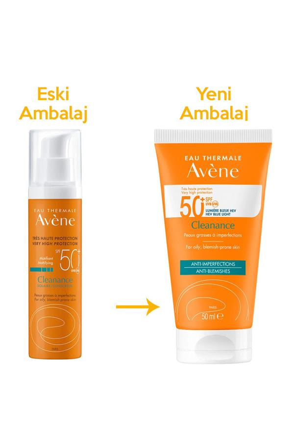 AveneAvene Cleanance Anti Blemishes Güneş Kremi Yağlı Ciltler İçin Spf 50+ 50 mlAvene Cleanance Anti Blemishes Ultra Light SPF50+ 50 ml Fiyatı ve Özellikleri | Mutlufiyatlar
