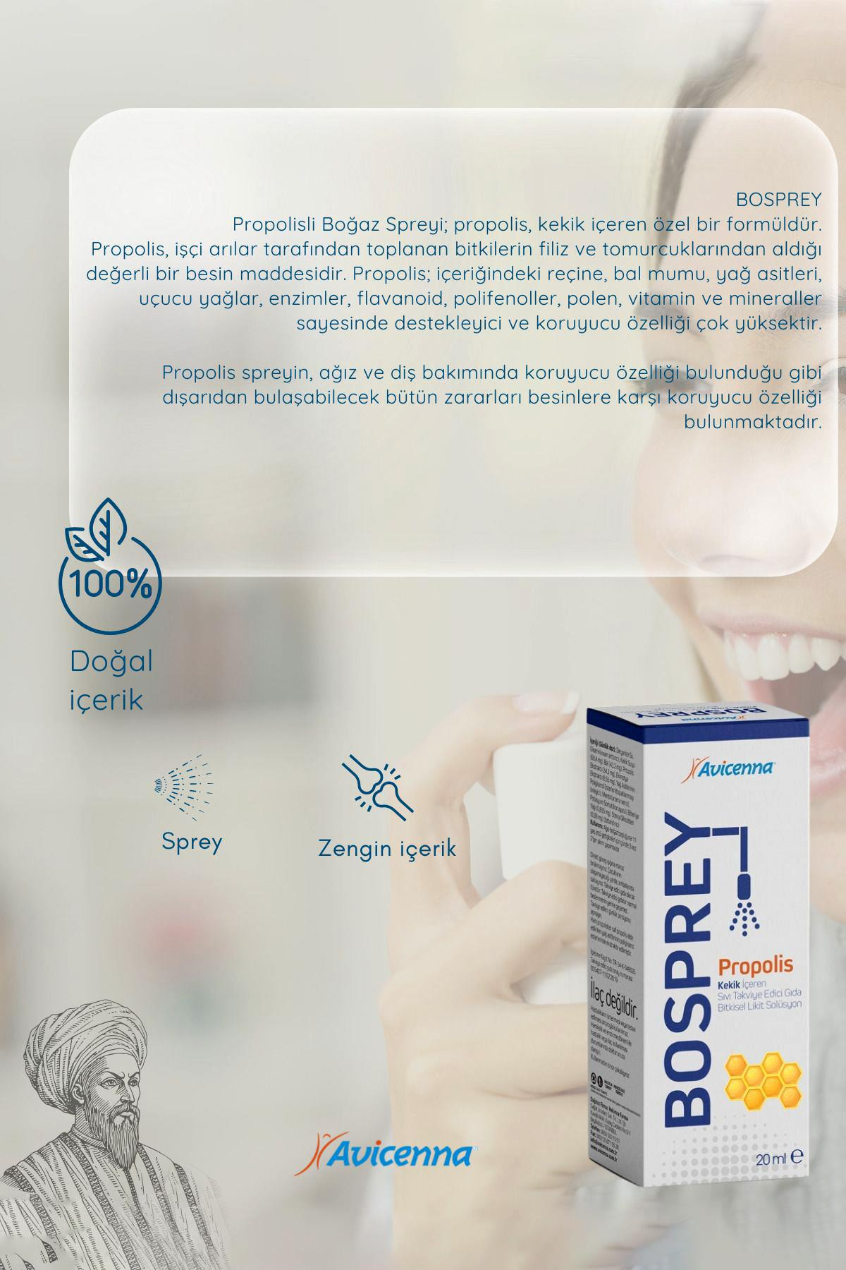 AvicennaAvicenna Bosprey Propolis 20 mlAvicenna Bosprey 20 ml Fiyatı ve Özellikleri | Mutlufiyatlar