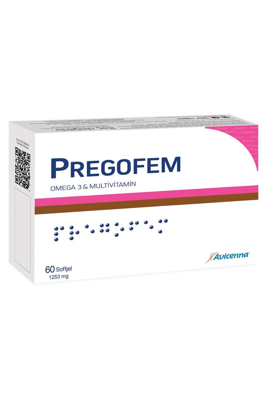 AvicennaAvicenna Pregofem Omega 3 Multivitamin 1253 mg 60 SoftgelAvicenna Pregofem 1700 mg 60 Softgel Fiyatı ve Özellikleri | Mutlufiyatlar