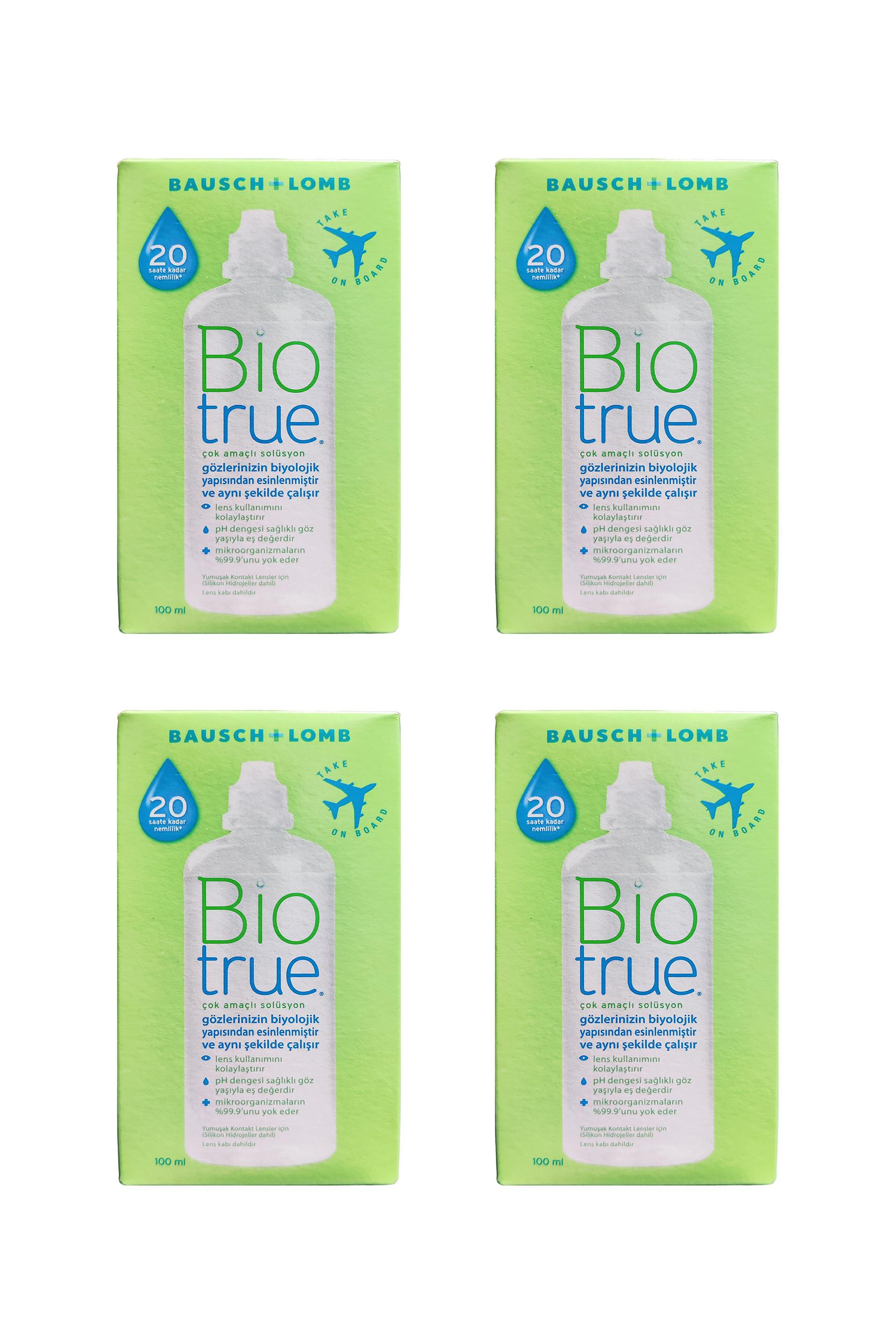Bausch LombBiotrue Lens Solüsyonu 100 ml 4'lüBiotrue Lens Solüsyonu 100 ml Fiyatı ve Özellikleri | Mutlufiyatlar