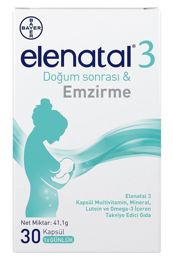 BayerElenatal-3 30 KapsülElenatal-3 30 Kapsül Fiyatı ve Özellikleri | Mutlufiyatlar
