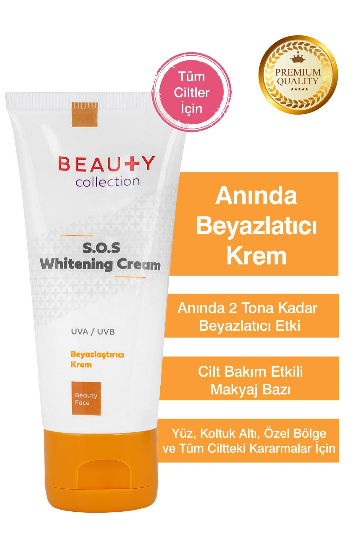 Beauty CollectionAnında Beyazlatıcı Diz, Dirsek, Koltukaltı Ve Özel Bölgeler Için Aydınlatıcı Sos Krem – 60 ml