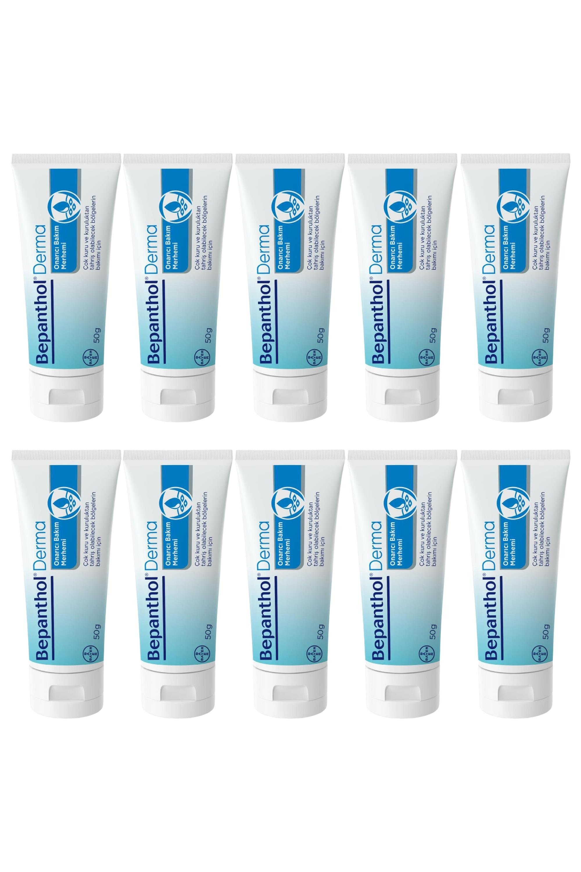 BepantholBepanthol Derma Onarıcı Bakım Merhemi 50 gr 10'luBepanthol Derma Onarıcı Bakım Merhemi 50 gr Fiyatı ve Özellikleri | Mutlufiyatlar