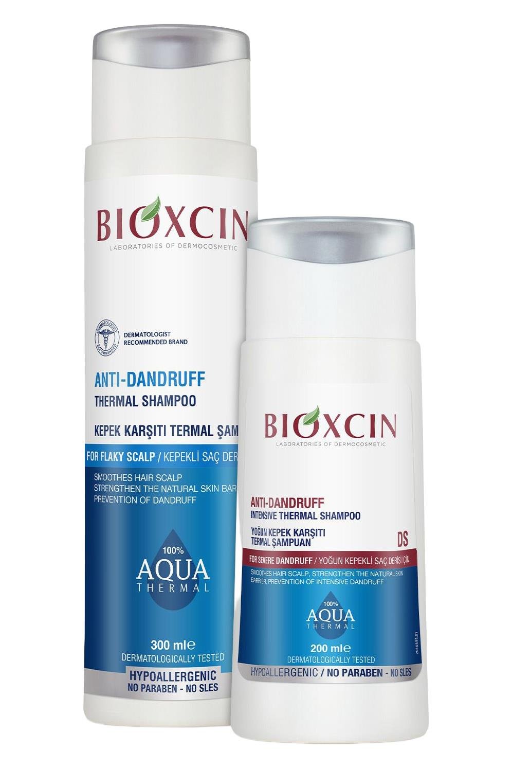 BioxcinBioxcin Anti-Dandruff Kepek Karşıtı Şampuan Aqua Termal 300 ml+200 mlBioxcin Aqua Kepek Karşıtı Termal Şampuan 300 ml + Yoğun Kepek Karşıtı Termal Şampuan 200 ml Fiyatı ve Özellikleri | Mutlufiyatlar