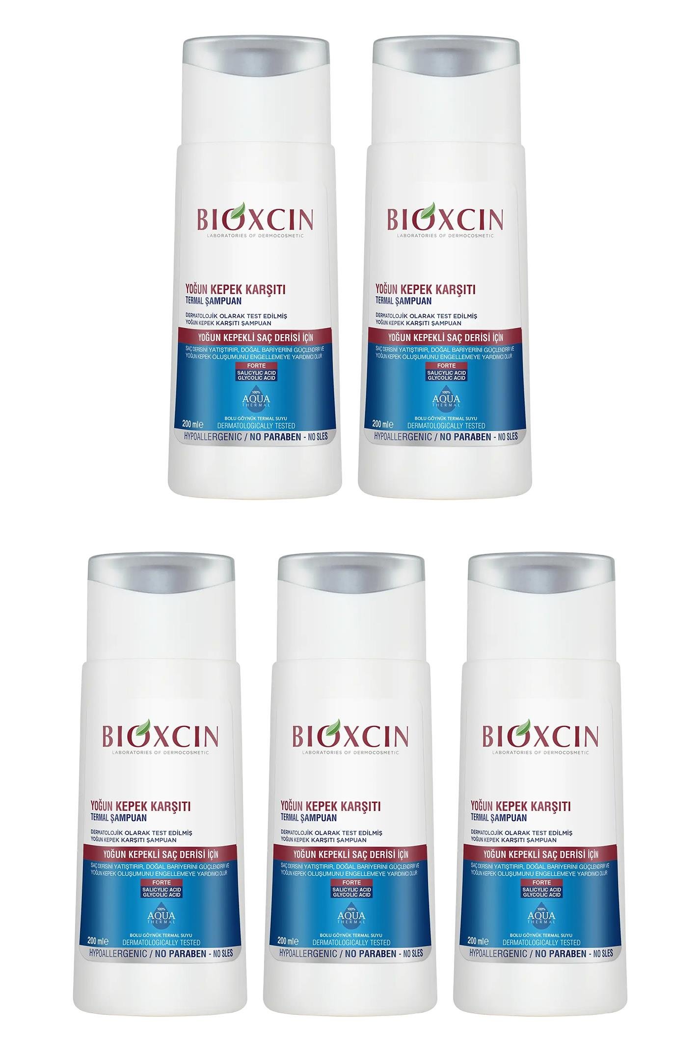 BioxcinBioxcin Aquathermal DS Yoğun Kepek Karşıtı Şampuan 200 ml 5'liBioxcin Aquathermal DS Yoğun Kepek Şampuan 200 ml Fiyatı ve Özellikleri | Mutlufiyatlar