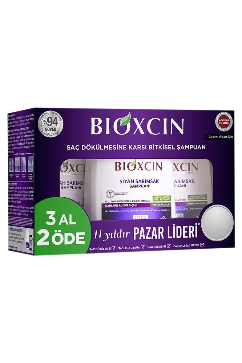 BioxcinBioxcin Bitkisel Siyah Sarımsak Şampuanı 300 ml - 3 Al 2 Öde Bioxcin Siyah Sarımsak Şampuanı 300 ml - 3 Al 2 Öde (Özel Fiyat Etiketli) Fiyatı ve Özellikleri | Mutlufiyatlar