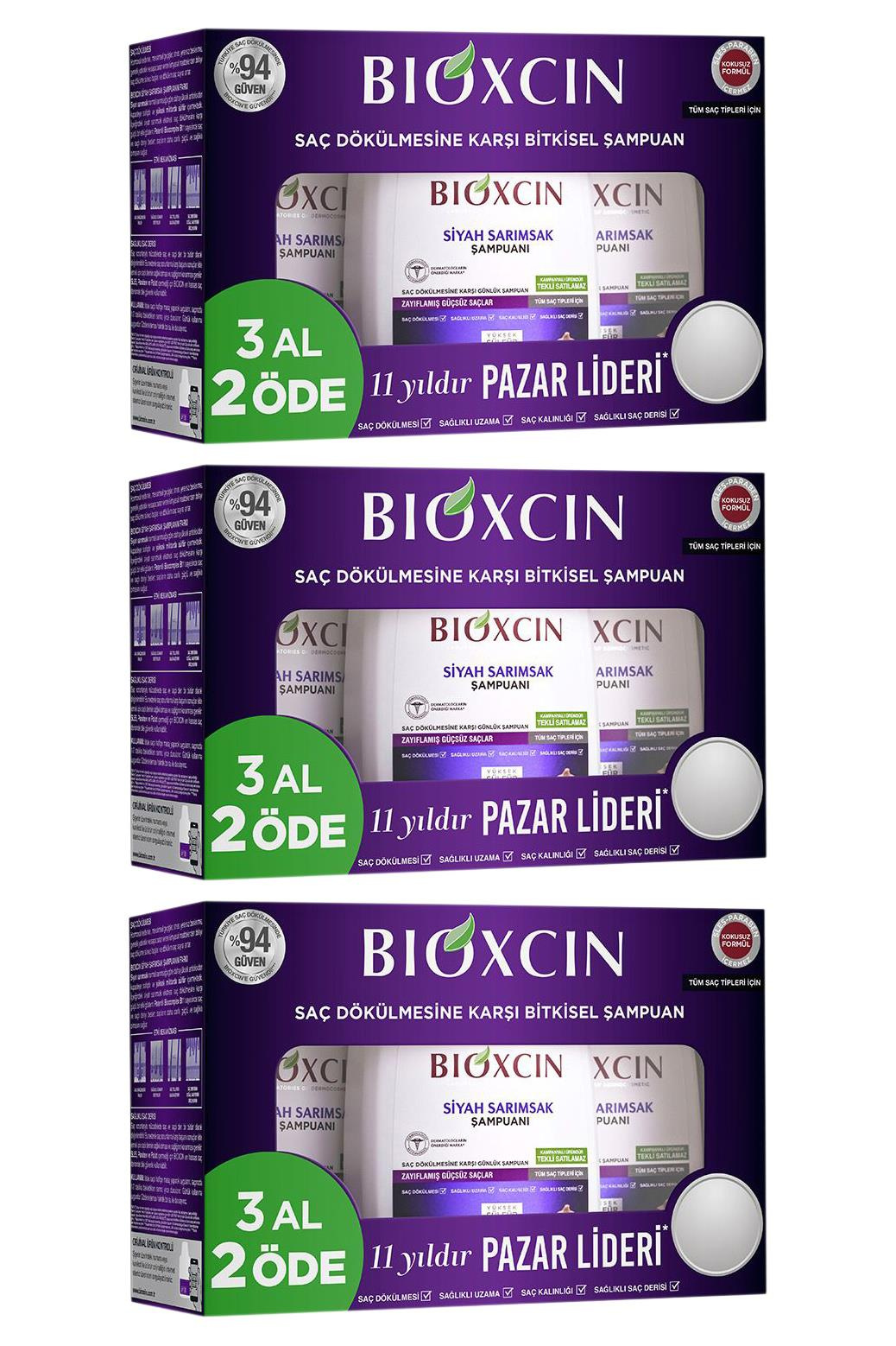 BioxcinBioxcin Bitkisel Siyah Sarımsak Şampuanı 300 ml - 3 Al 2 Öde  3'lüBioxcin Siyah Sarımsak Şampuanı 300 ml - 3 Al 2 Öde (Özel Fiyat Etiketli) Fiyatı ve Özellikleri | Mutlufiyatlar