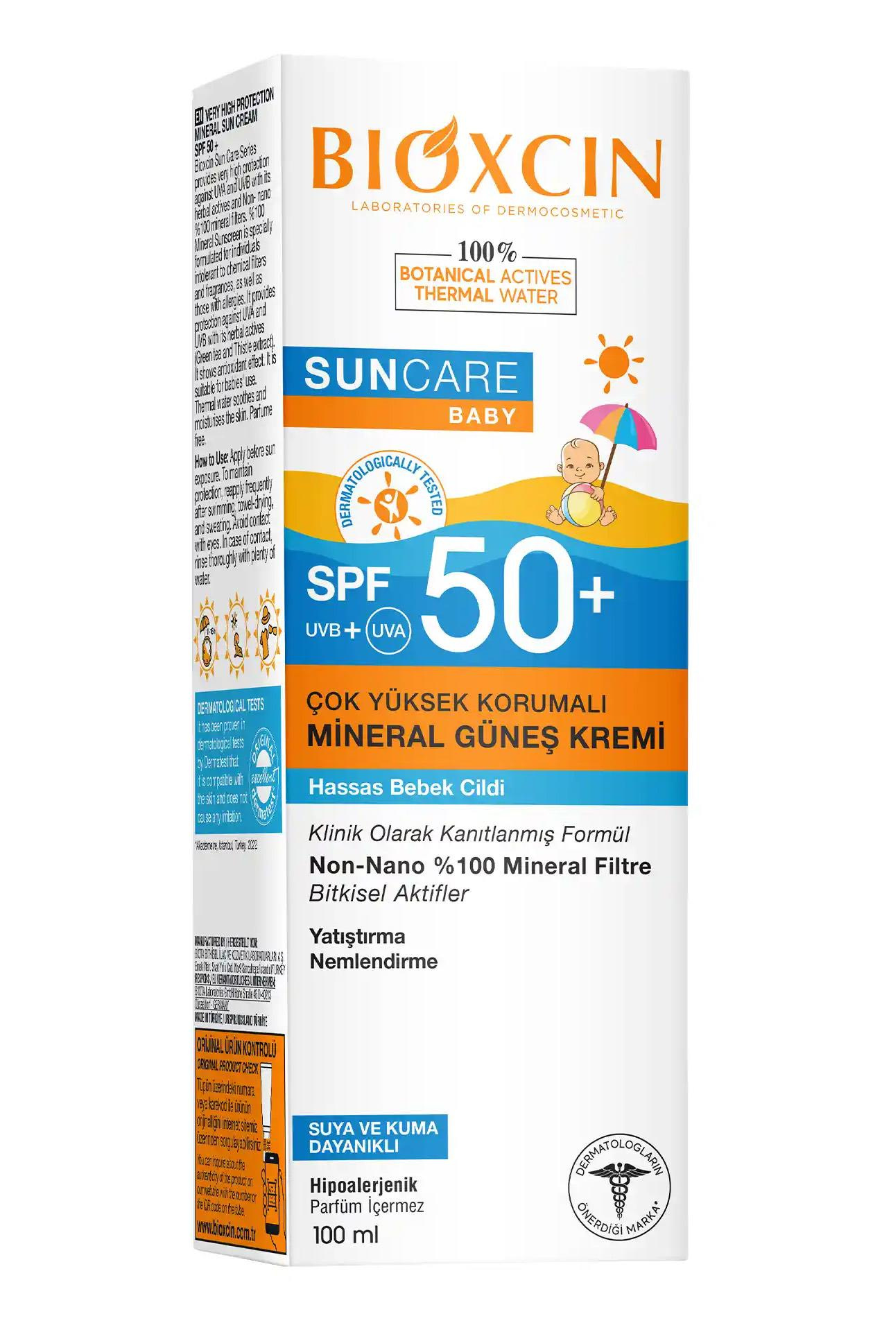 BioxcinBioxcin Sun Care Baby Mineral Güneş Kremi Spf 50+ 100 mlBioxcin Sun Care Baby Minarel Güneş Kremi SPF15 100 ml Fiyatı ve Özellikleri | Mutlufiyatlar