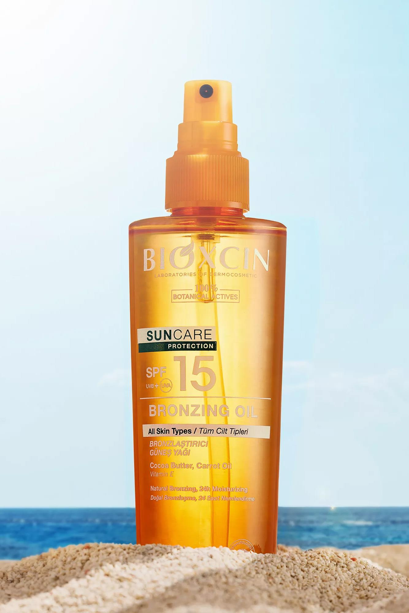 BioxcinBioxcin Sun Care Bronzlaştırıcı Güneş Yağı Spf 15 200 mlBioxcin Sun Care Bronzlaştırıcı Güneş Yağı SPF15 200 ml Fiyatı ve Özellikleri | Mutlufiyatlar