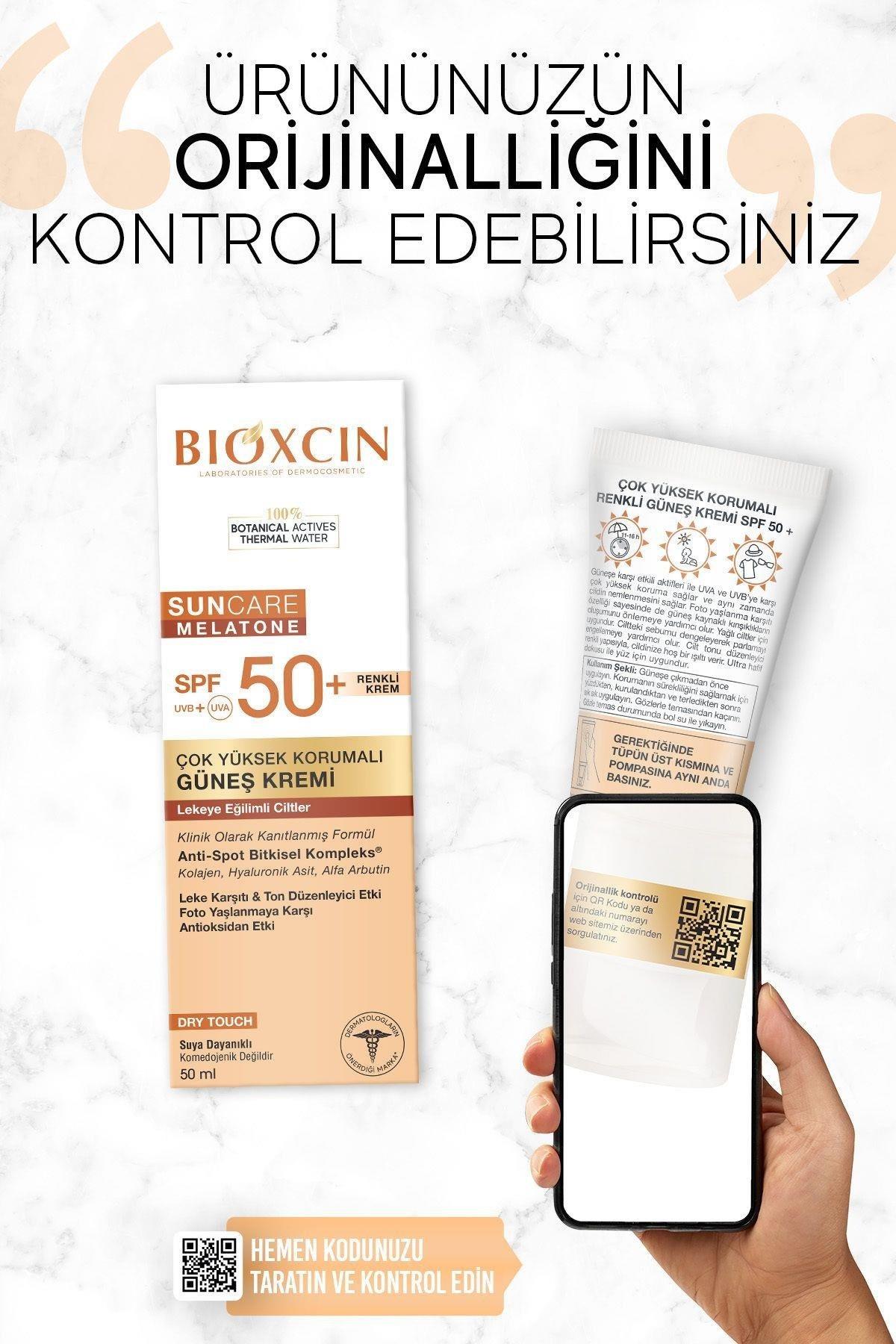 BioxcinBioxcin Sun Care Melatone Renkli Güneş Kremi Lekeye Eğilimli Ciltler İçin Spf 50+ 50 mlBioxcin Sun Care Melatone Krem Renkli SPF50 50 ml Fiyatı ve Özellikleri | Mutlufiyatlar