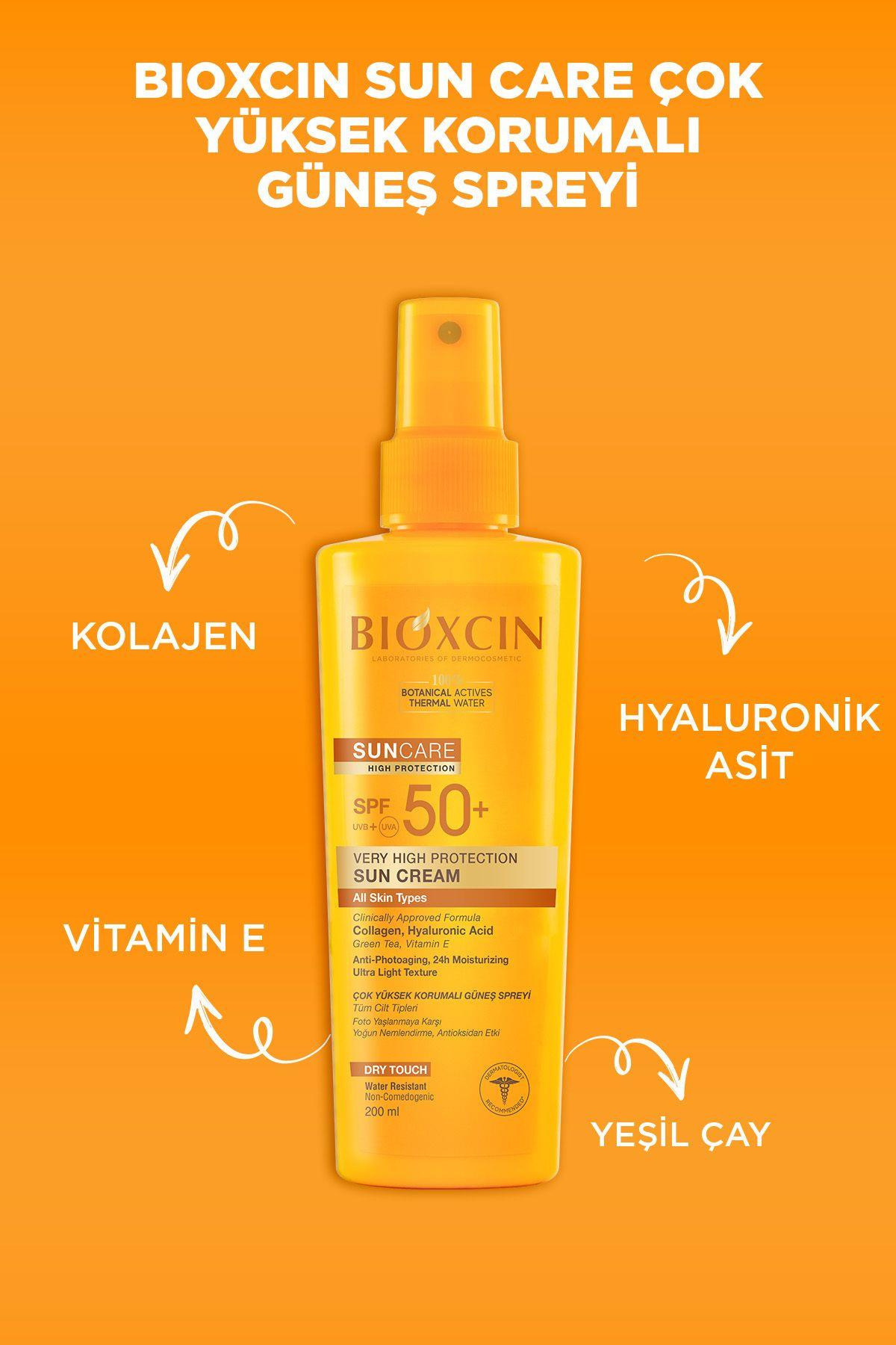 BioxcinBioxcin Suncare Güneş Kremi Spf 50+ 50 ml + Güneş Spreyi 200 ml Bioxcin Suncare K/Y Krem SPF50 50 ml + Sprey 200 ml - Kofre Fiyatı ve Özellikleri | Mutlufiyatlar