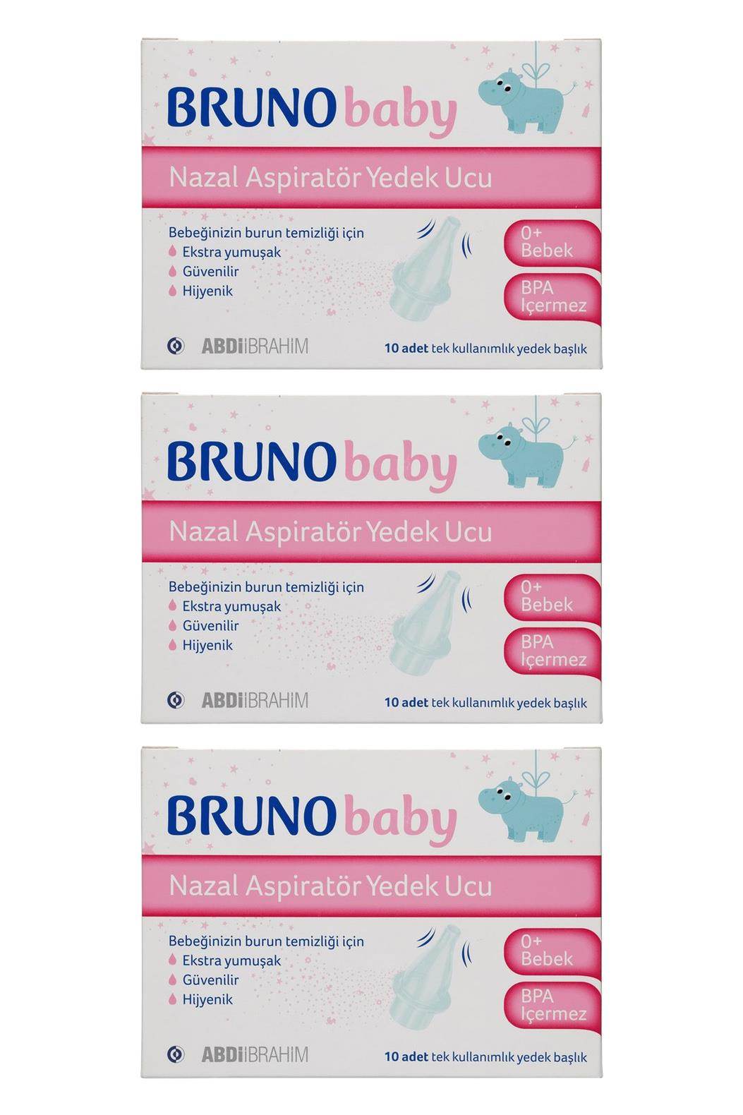 BrunoBruno Baby Nazal Aspiratör Yedek Ucu 10 Adet 3'lüBruno Baby Nazal Aspiratör Yedek Uçu 10lu Fiyatı ve Özellikleri | Mutlufiyatlar