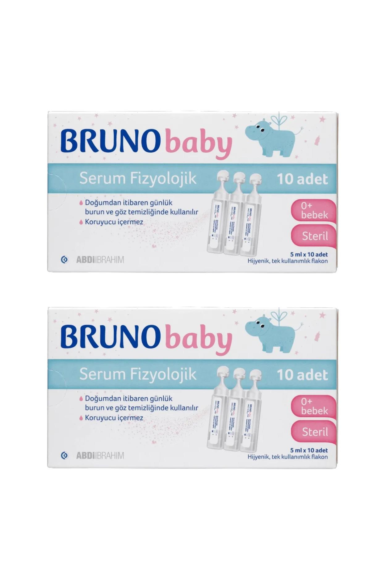 BrunoBruno Serum Fizyolojik 5 ml x 10 Flakon 2'liBruno Serum Fizyolojik 5 ml x 10 Flakon Fiyatı ve Özellikleri | Mutlufiyatlar
