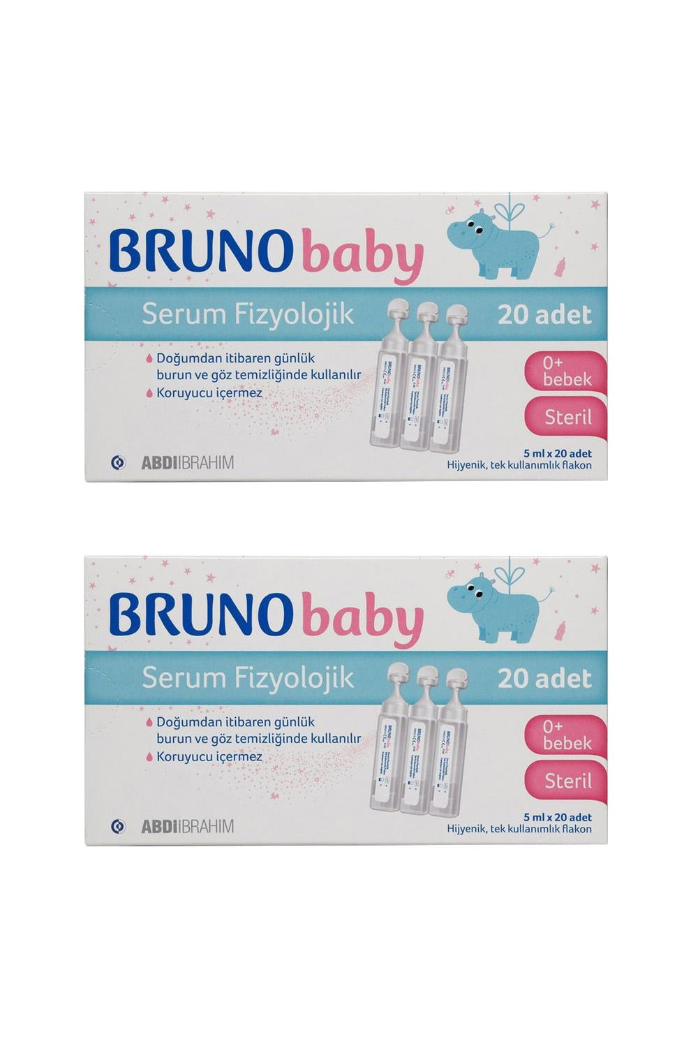 BrunoBruno Serum Fizyolojik 5 ml x 20 Flakon 2'liBruno Serum Fizyolojik 5 ml x 20 Flakon Fiyatı ve Özellikleri | Mutlufiyatlar