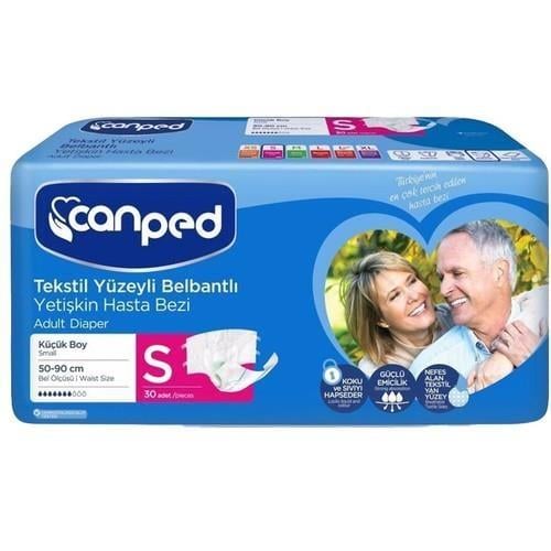 CanpedCanped Tekstil Yüzey Belbantlı Hasta Bezi Small 30luCanped Tekstil Yüzey Belbantlı Hasta Bezi Small 30lu Fiyatı ve Özellikleri | Mutlufiyatlar