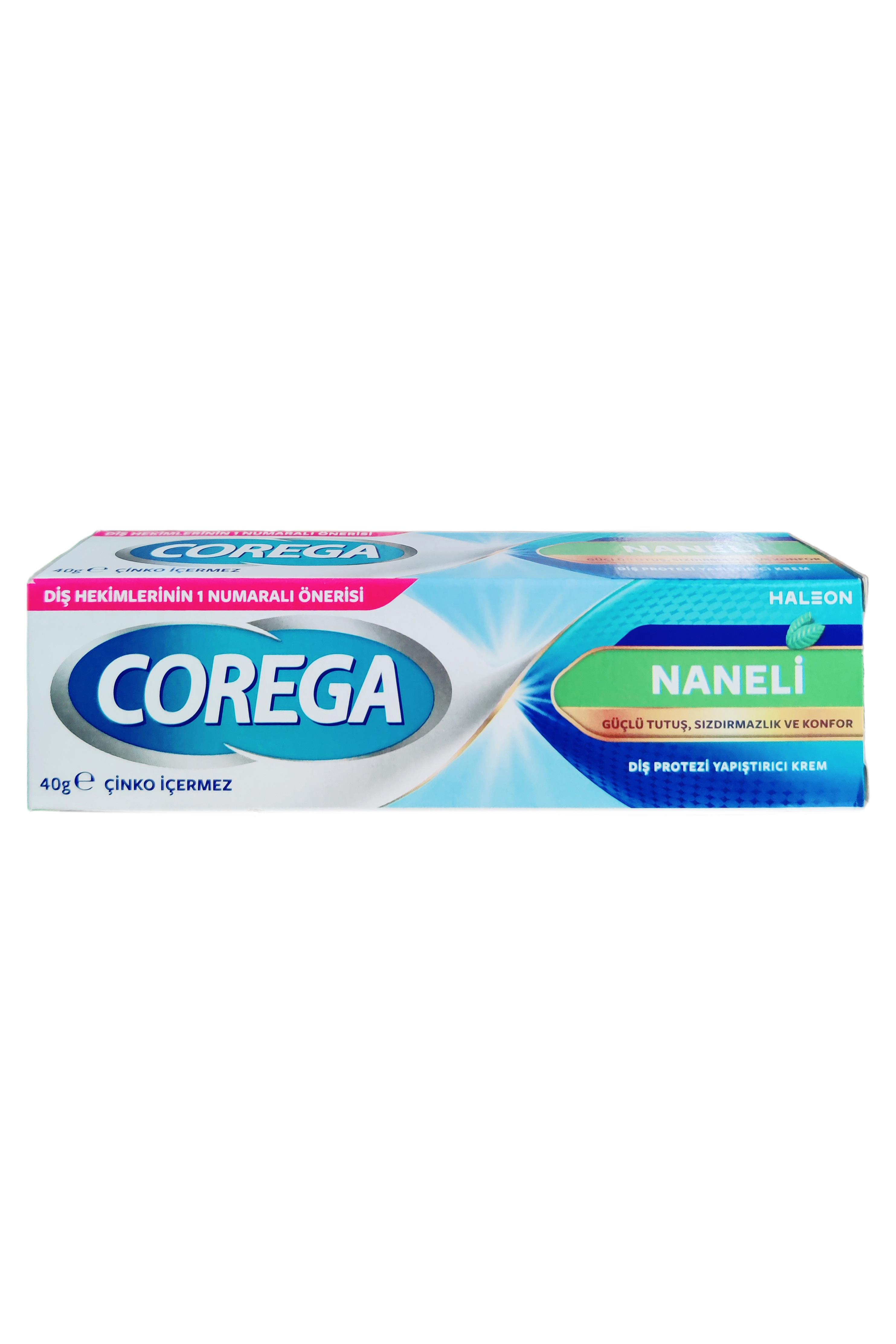 CoregaCorega Gün Boyu Güçlü Tutuş Naneli Diş Protez Yapıştırıcı Krem 40 grCorega Gün Boyu Güçlü Tutuş Naneli Diş Protez Yapıştırıcı Krem 40 gr Fiyatı ve Özellikleri | Mutlufiyatlar