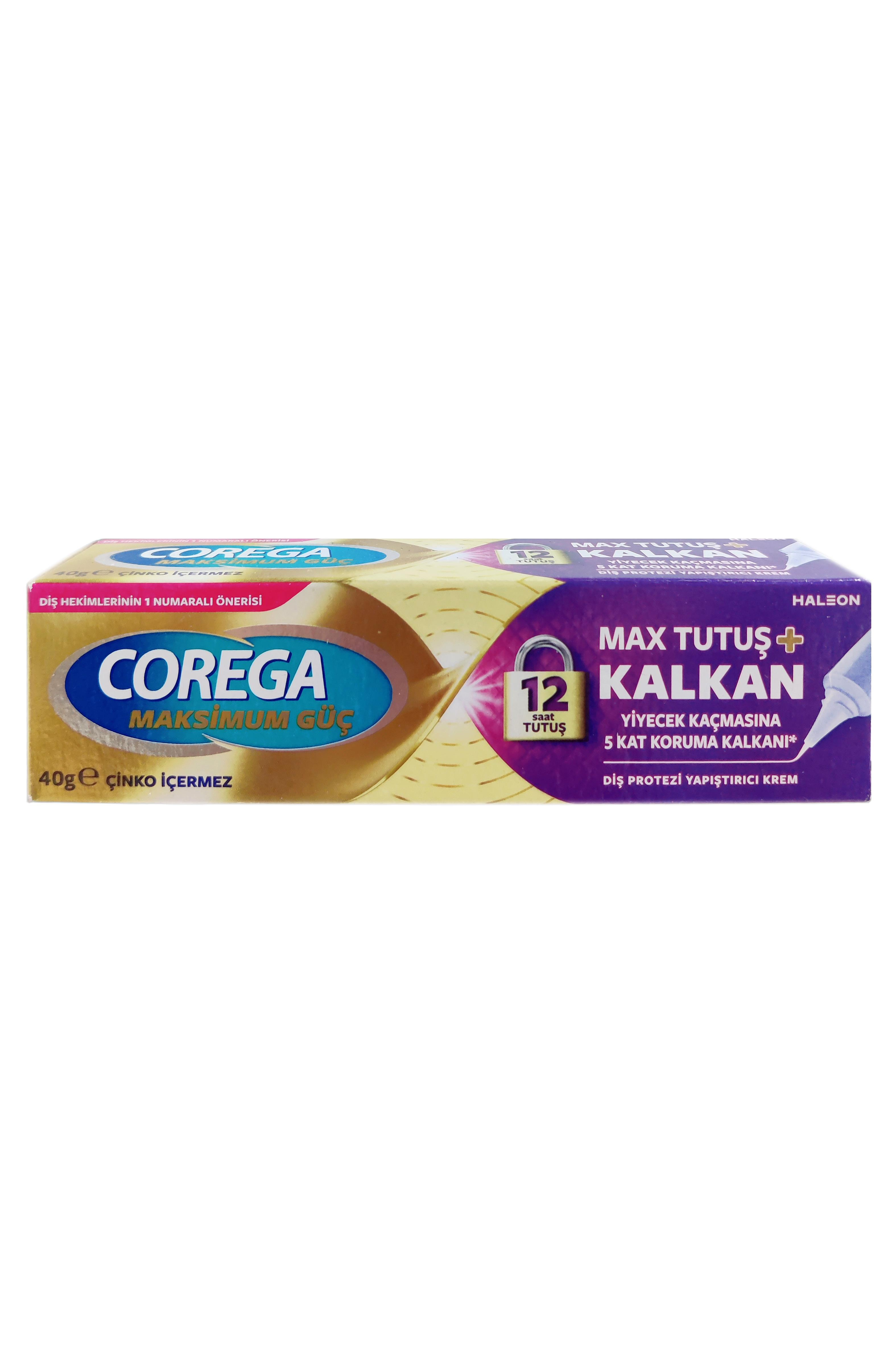 CoregaCorega Maksimum Güç Kontrol + Tutuş Diş Protezi Yapıştırıcı Krem 40 grCorega Maksimum Güç Kontrol + Tutuş Diş Protezi Yapıştırıcı Krem 40 gr Fiyatı ve Özellikleri | Mutlufiyatlar