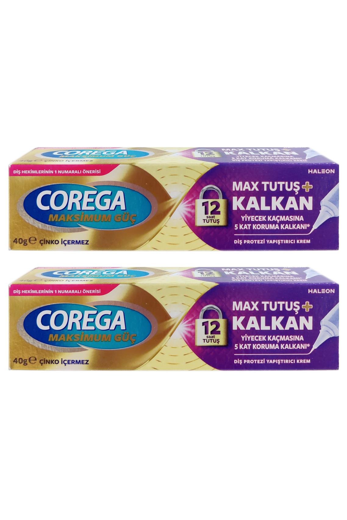 CoregaCorega Maksimum Güç Kontrol + Tutuş Diş Protezi Yapıştırıcı Krem 40 gr 2'liCorega Maksimum Güç Kontrol + Tutuş Diş Protezi Yapıştırıcı Krem 40 gr Fiyatı ve Özellikleri | Mutlufiyatlar