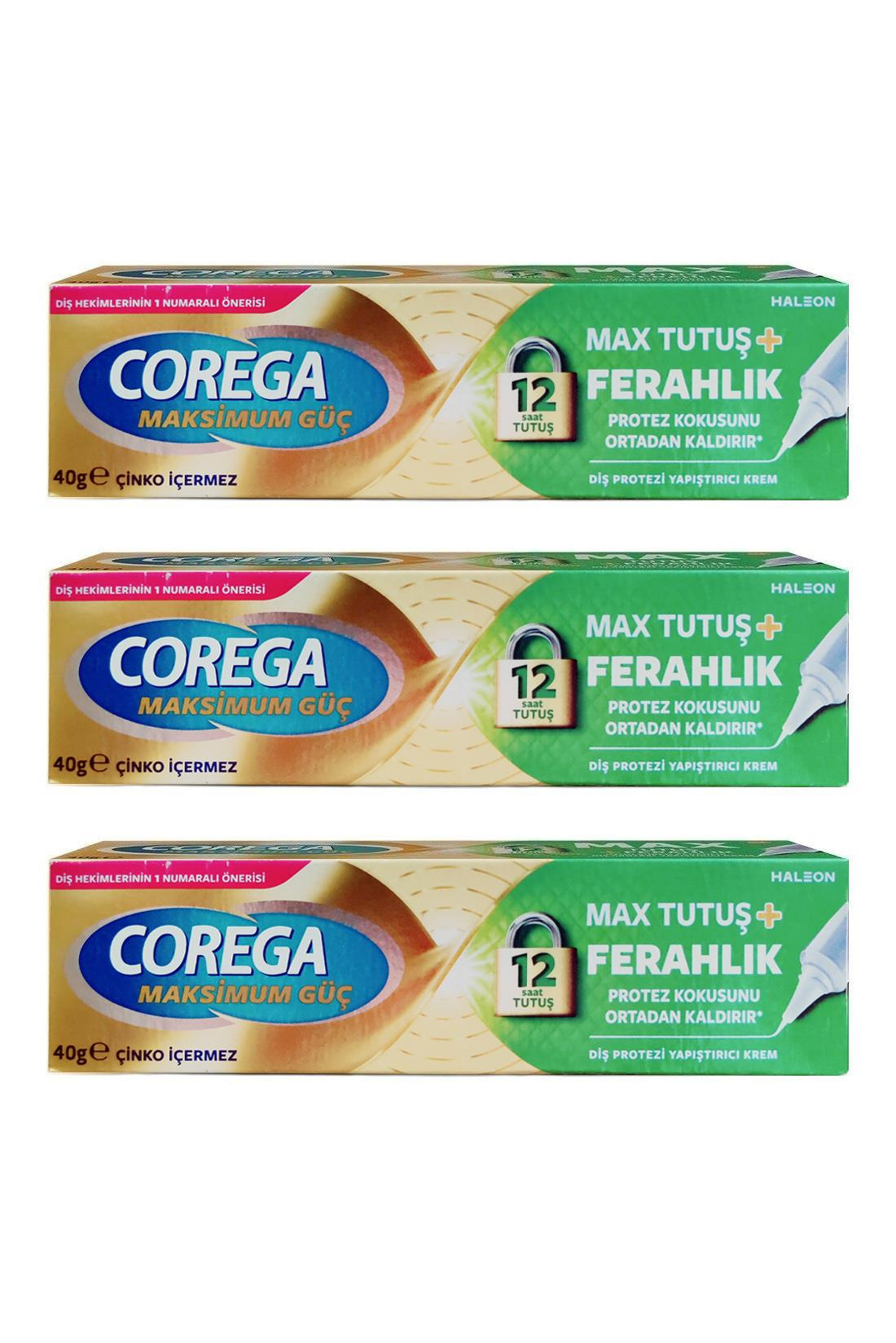 CoregaCorega Maksimum Güç Tutuş Ferahlığı 40 gr 3'lüCorega Maksimum Güç Tutuş Ferahlığı 40 gr Fiyatı ve Özellikleri | Mutlufiyatlar