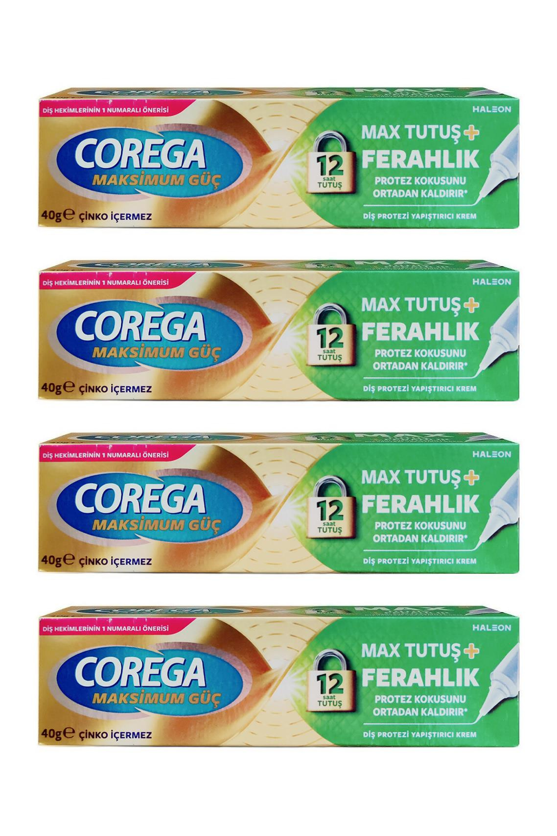 CoregaCorega Maksimum Güç Tutuş Ferahlığı 40 gr 4'lüCorega Maksimum Güç Tutuş Ferahlığı 40 gr Fiyatı ve Özellikleri | Mutlufiyatlar