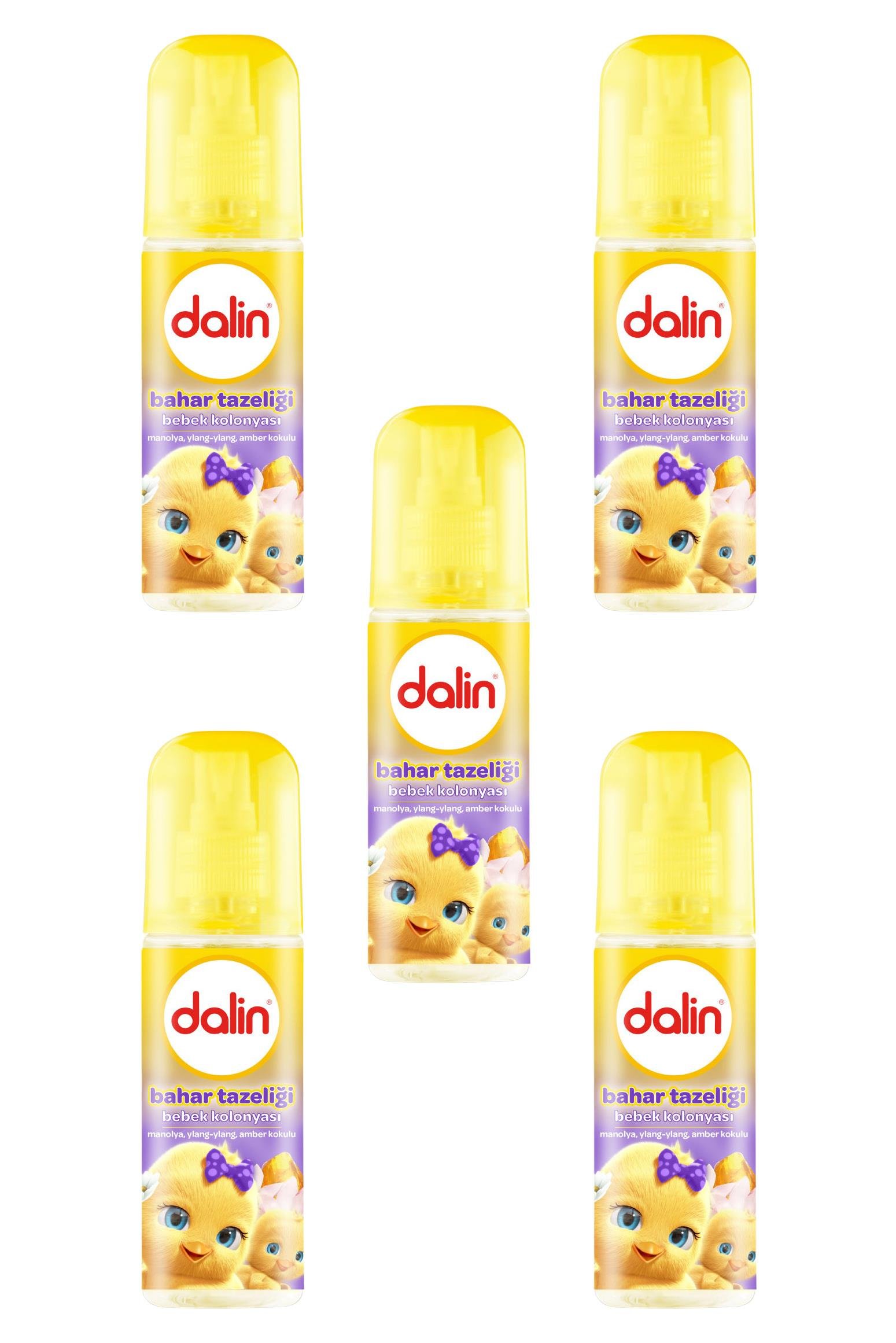 DalinDalin Bebek Kolonyası Bahar Tazeliği 100 ml 5'liDalin Bebek Kolonyası Bahar Tazeliği 100 ml Fiyatı ve Özellikleri | Mutlufiyatlar