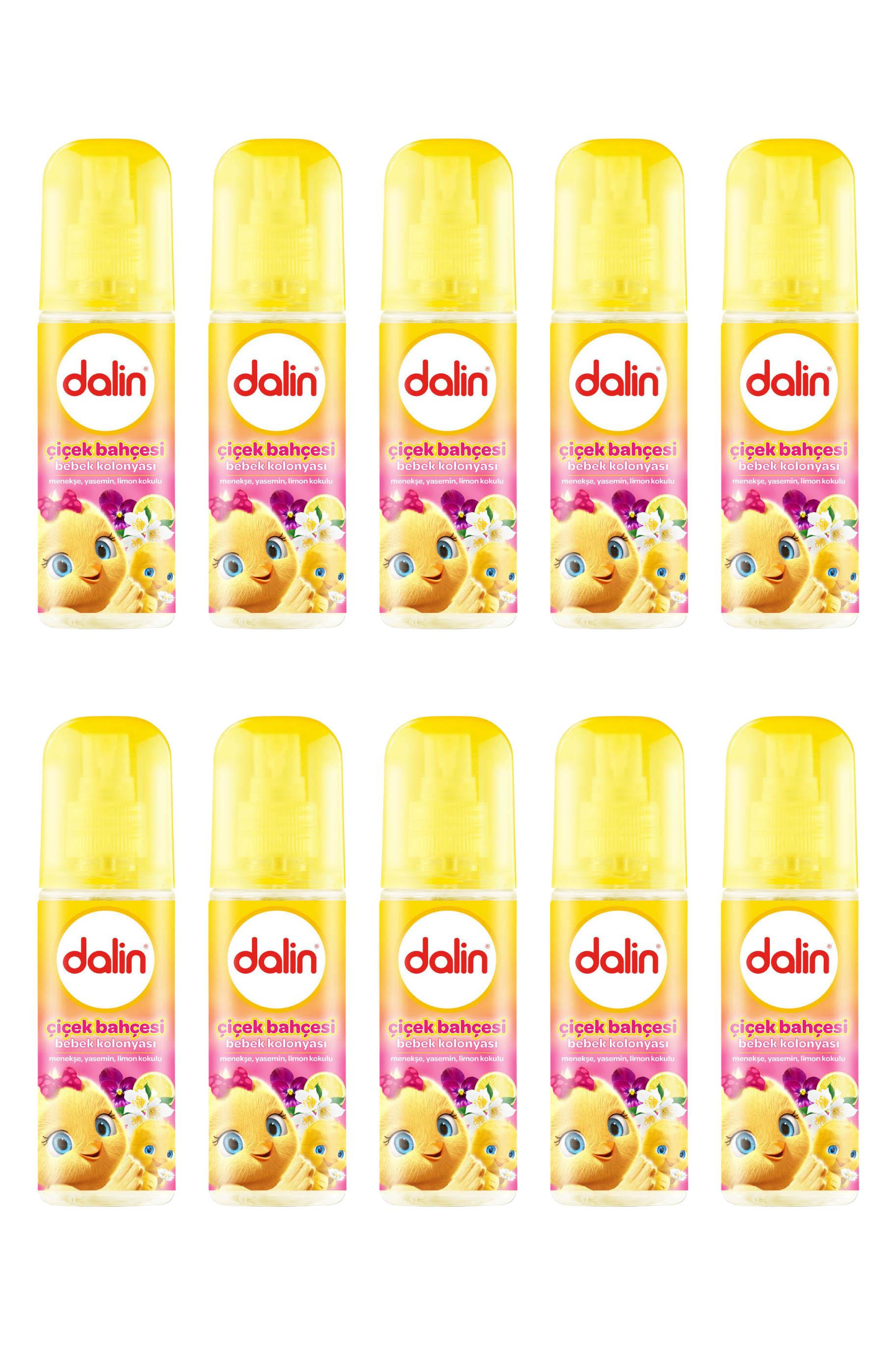 DalinDalin Bebek Kolonyası Çiçek Bahçesi 100 ml 10'luDalin Bebek Kolonyası Çiçek Bahçesi 100 ml Fiyatı ve Özellikleri | Mutlufiyatlar