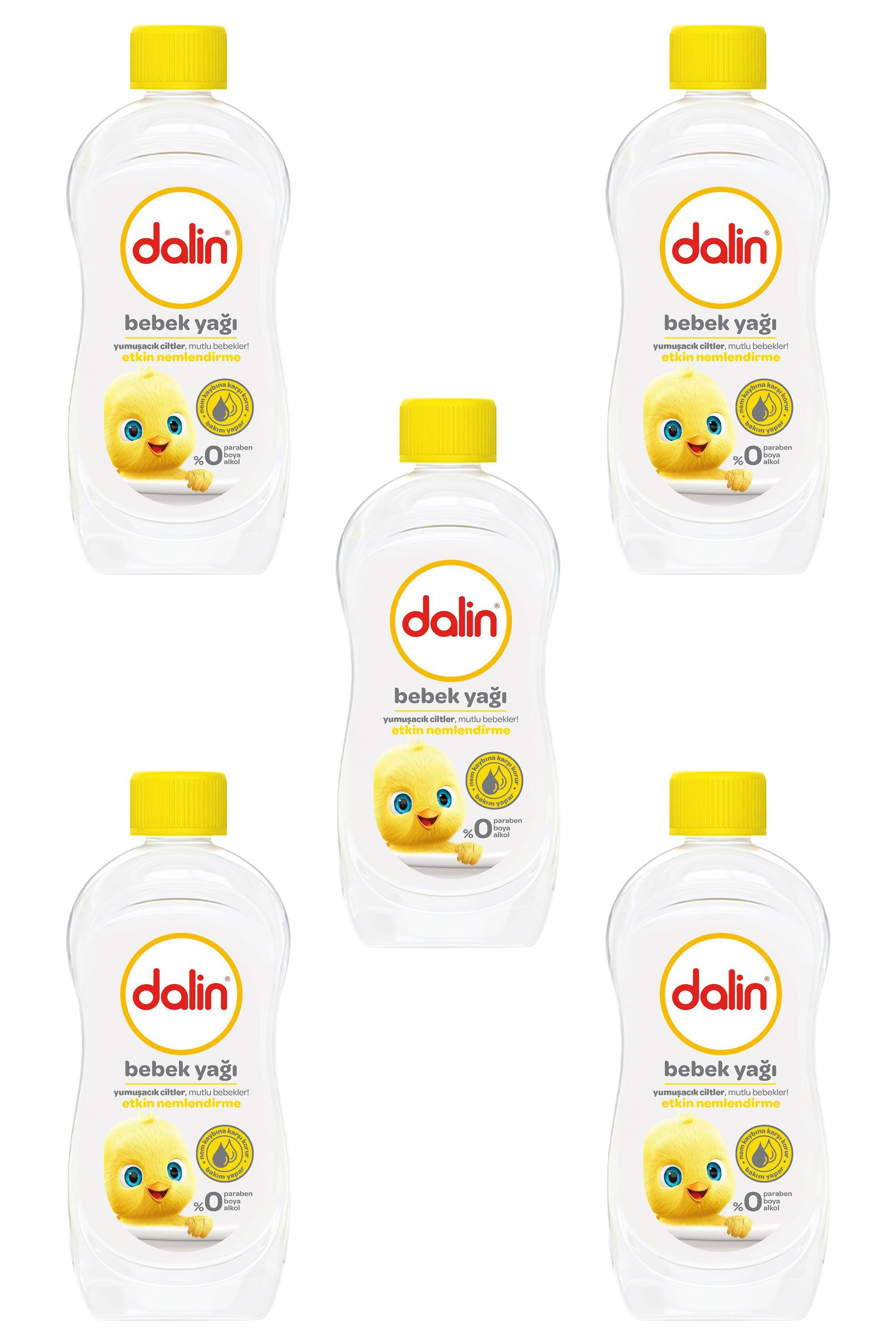 DalinDalin Bebek Yağı Klasik Etkin Nemlendirme 500 ml 5'liDalin Bebe Yağı 500 ml Fiyatı ve Özellikleri | Mutlufiyatlar