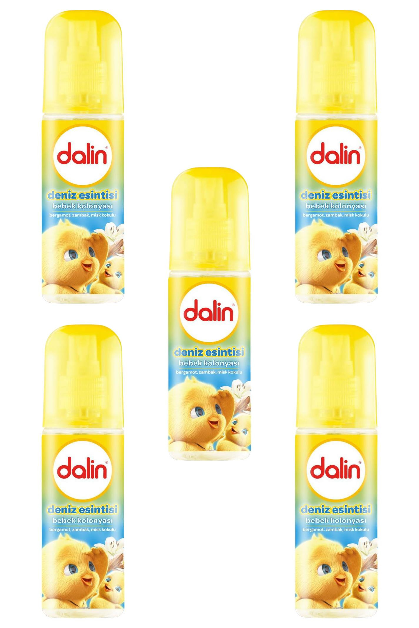 DalinDalin Deniz Esintisi Bebek Kolonyası 100 ml 5'liDalin Deniz Esintisi Bebek Kolonyası 100 ml | Hızlı Kargo & Güvenli Alışveriş