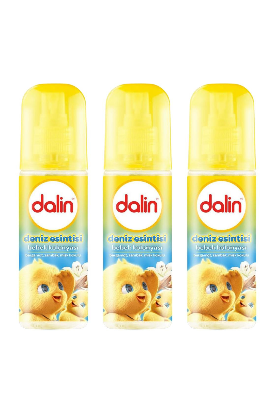 DalinDalin Deniz Esintisi Bebek Kolonyası 100 ml 3'lüDalin Deniz Esintisi Bebek Kolonyası 100 ml | Hızlı Kargo & Güvenli Alışveriş