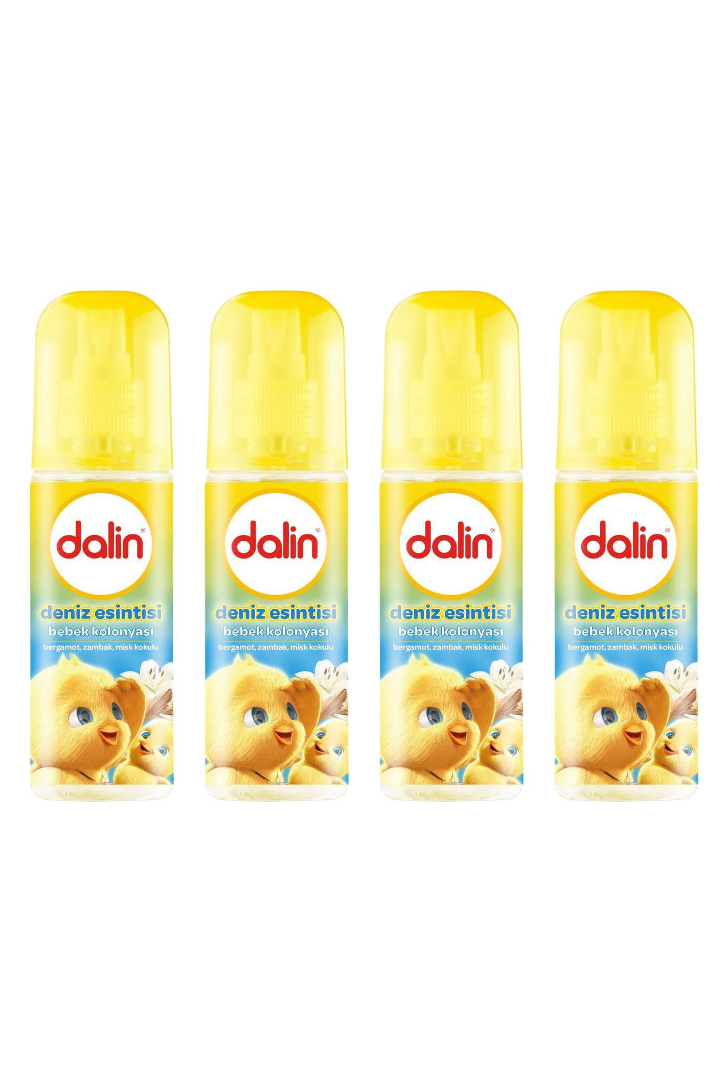 DalinDalin Deniz Esintisi Bebek Kolonyası 100 ml 4'lüDalin Deniz Esintisi Bebek Kolonyası 100 ml | Hızlı Kargo & Güvenli Alışveriş