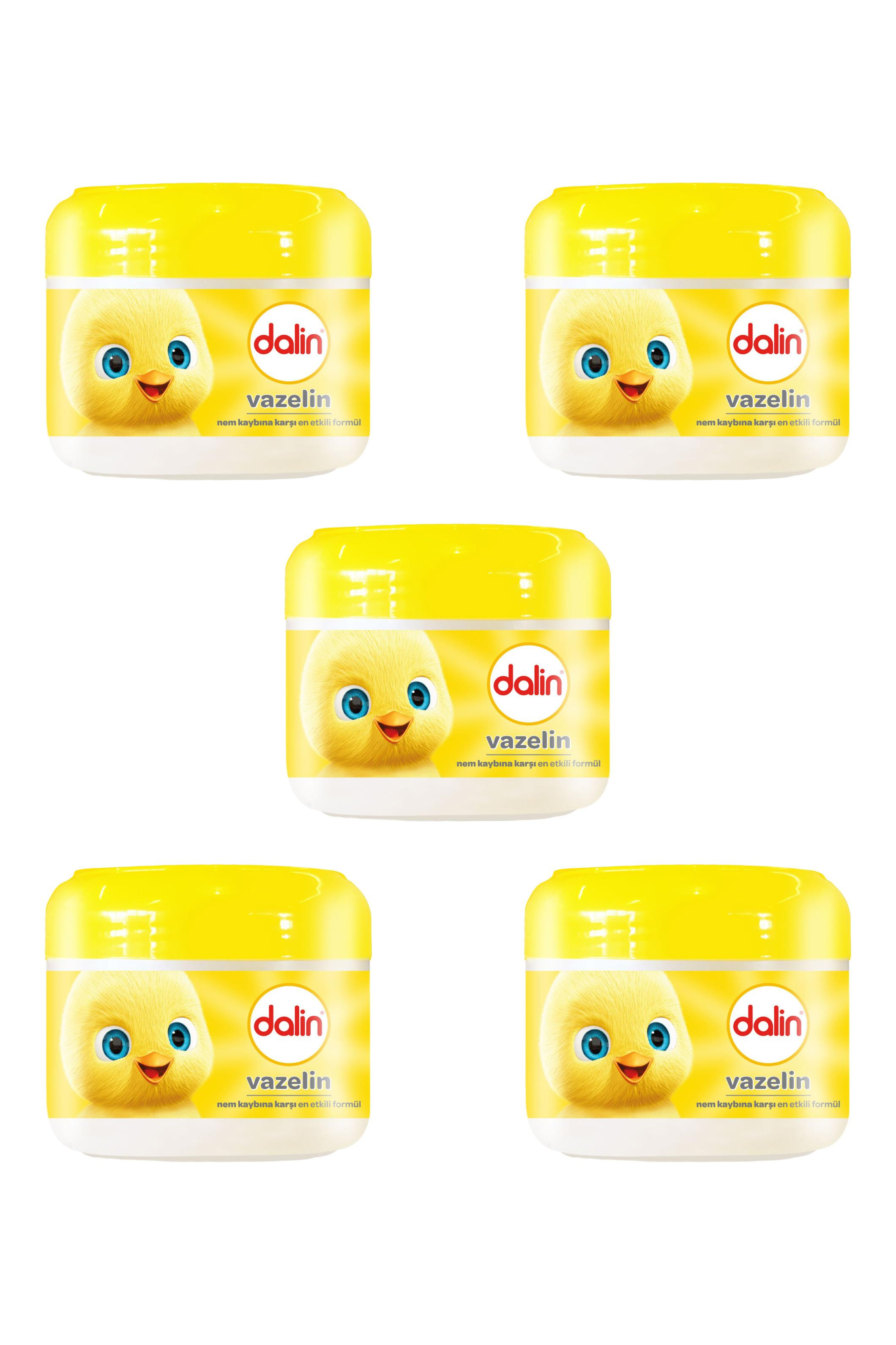 DalinDalin Nem Kaybına Karşı Formul Vazelin 100 ml 5'liDalin Nem Kaybına Karşı Formul Vazelin 100 ml | Hızlı Kargo & Güvenli Alışveriş