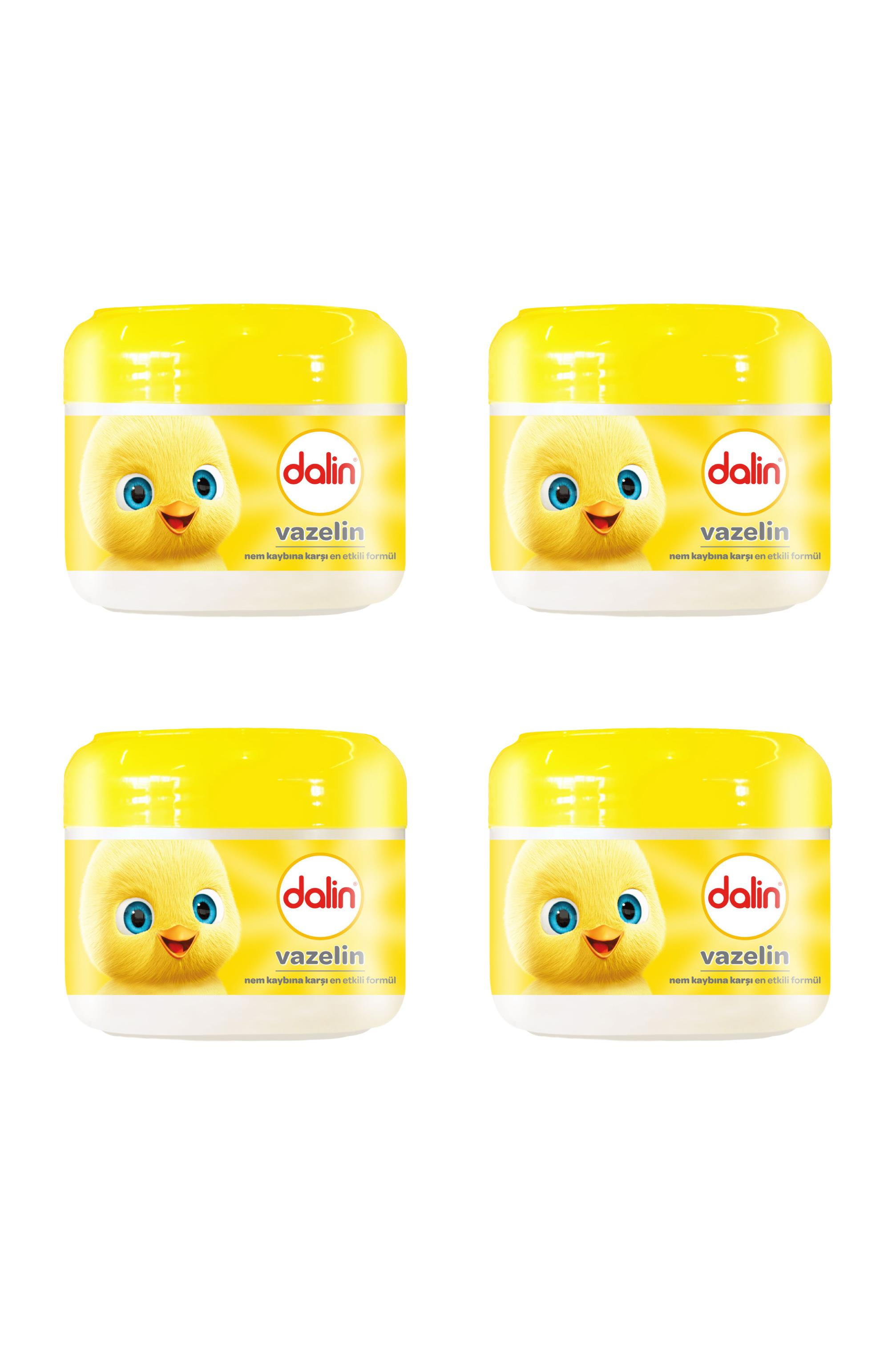 DalinDalin Nem Kaybına Karşı Formul Vazelin 100 ml 4'lüDalin Nem Kaybına Karşı Formul Vazelin 100 ml | Hızlı Kargo & Güvenli Alışveriş