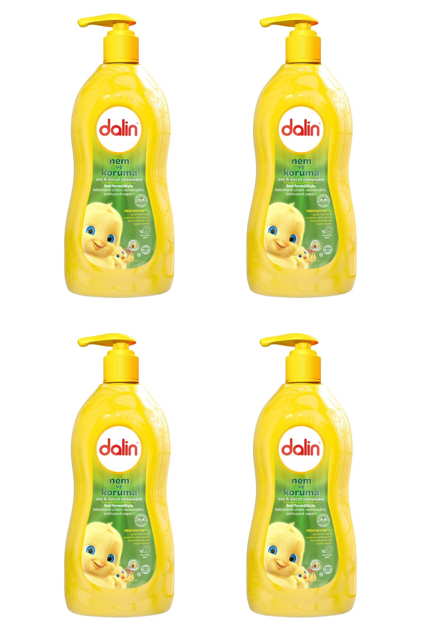 DalinDalin Şampuan Nem ve Koruma Pompalı 700 ml 4'lüDalin Şampuan Nem ve Koruma Pompalı 700 ml Fiyatı ve Özellikleri | Mutlufiyatlar