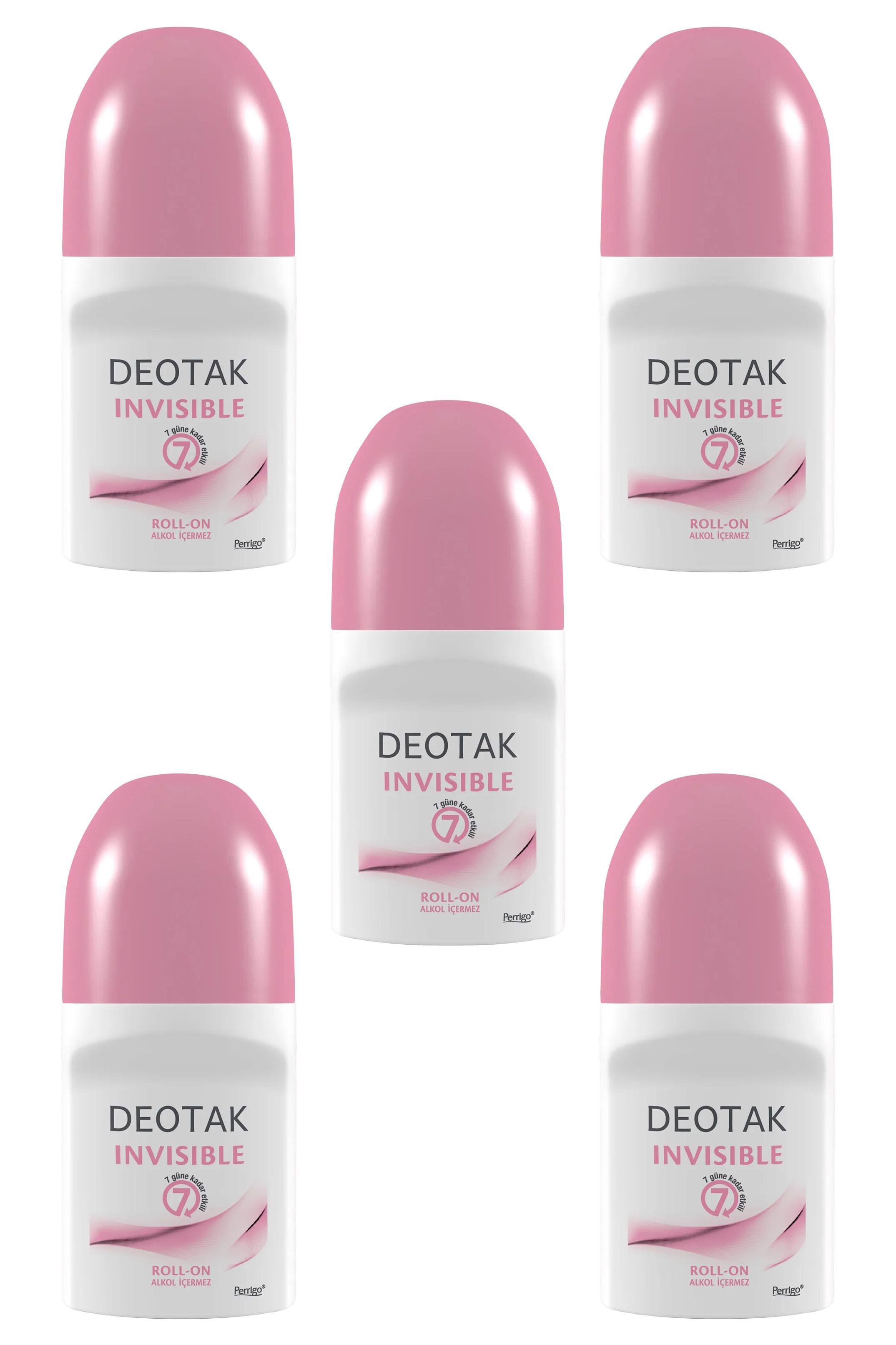 DeotakDeotak Invisible Roll-On Women Kadınlar İçin 35 ml 5'liDeotak Invisible Roll-On Women 35 ml Fiyatı ve Özellikleri | Mutlufiyatlar