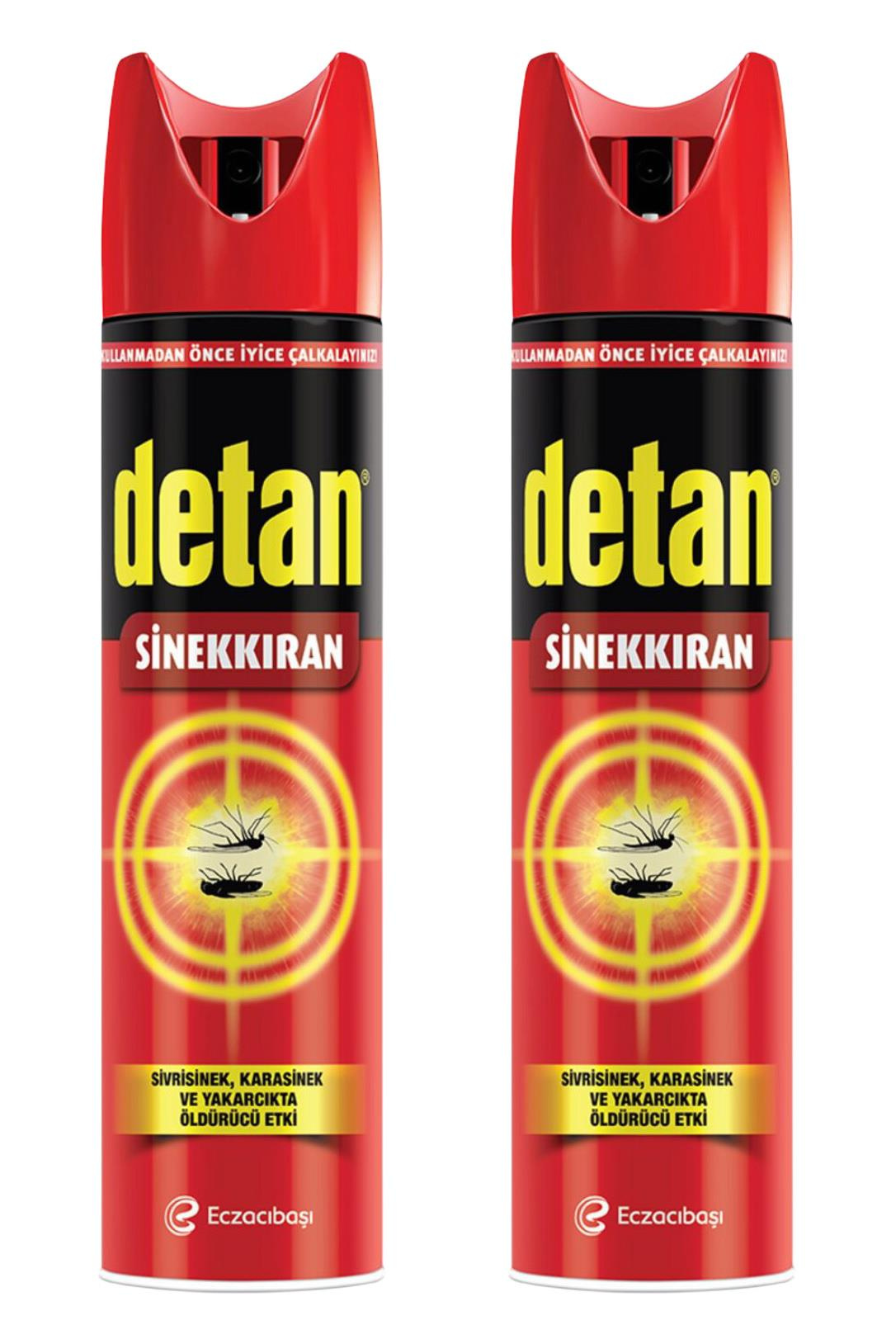 DetanDetan Sinekkıran Sinek Kovucu Sprey 275 ml 2'liDetan Sinekkıran Sprey 275 ml Fiyatı ve Özellikleri | Mutlufiyatlar