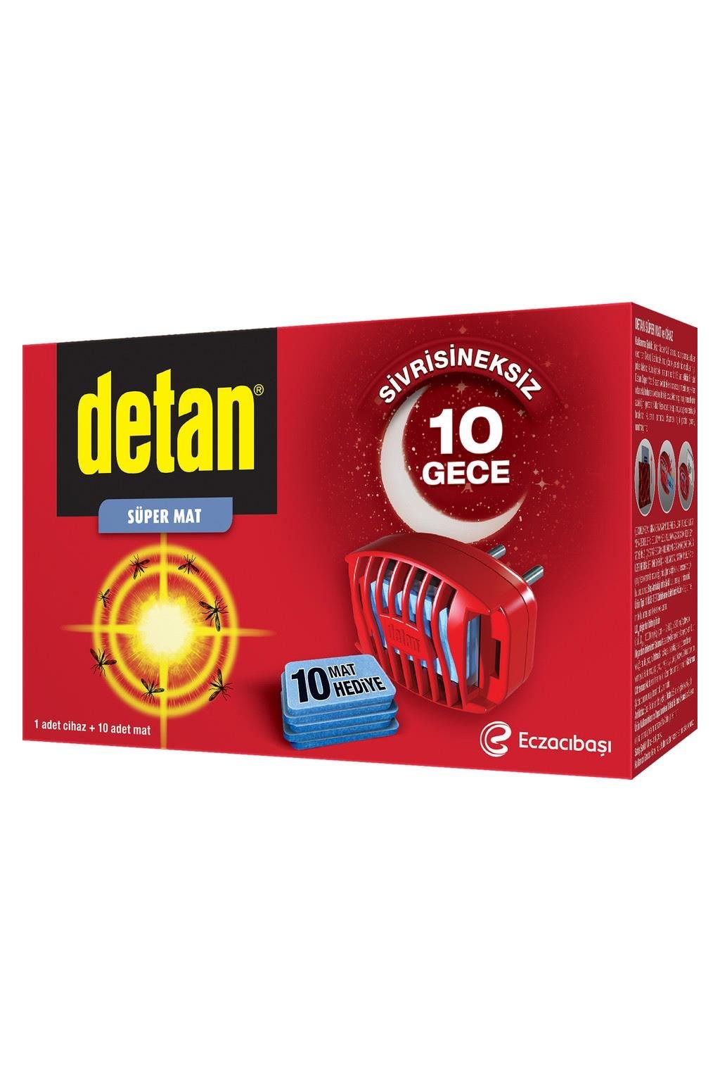 DetanDetan Süper Mat Sinek Kovucu Cihaz + 10 Adet YedekDetan Süper Mat Cihaz + 10lu Yedek Fiyatı ve Özellikleri | Mutlufiyatlar