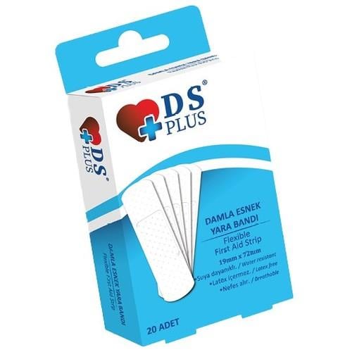 DS PlusDs Plus Esnek Yara Bandı 20liDs Plus Esnek Yara Bandı 20li Fiyatı ve Özellikleri | Mutlufiyatlar