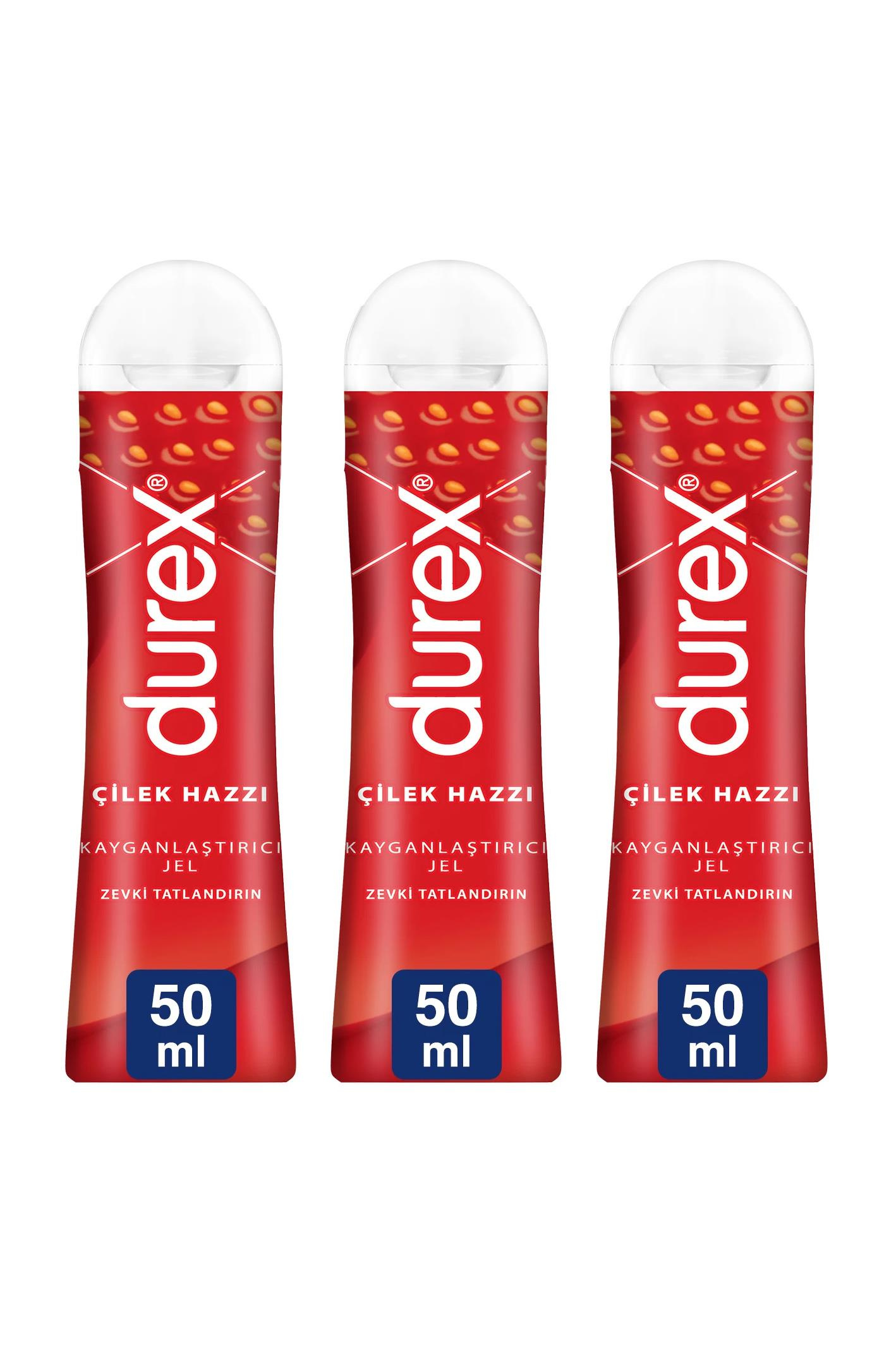 Durex Durex Kayganlaştırıcı Jel Çilek Hazzı 50 ml 3'lüDurex Play Kayganlaştırıcı Jel Çilek Hazzı 50 ml Fiyatı ve Özellikleri | Mutlufiyatlar