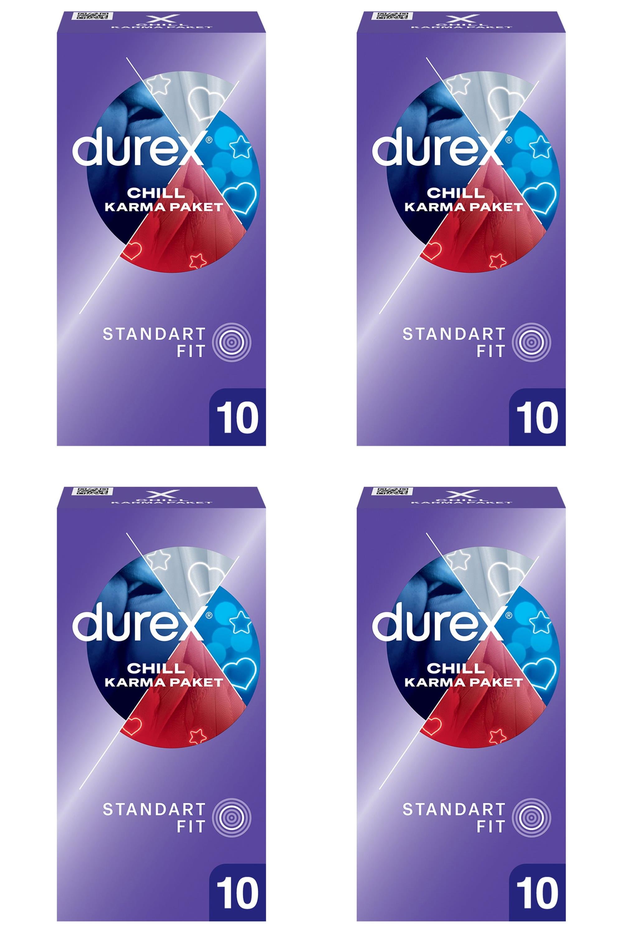 Durex Durex Prezervatif Chill 10 Adet 4'lüDurex Chill Prezervatif 10lu Fiyatı ve Özellikleri | Mutlufiyatlar