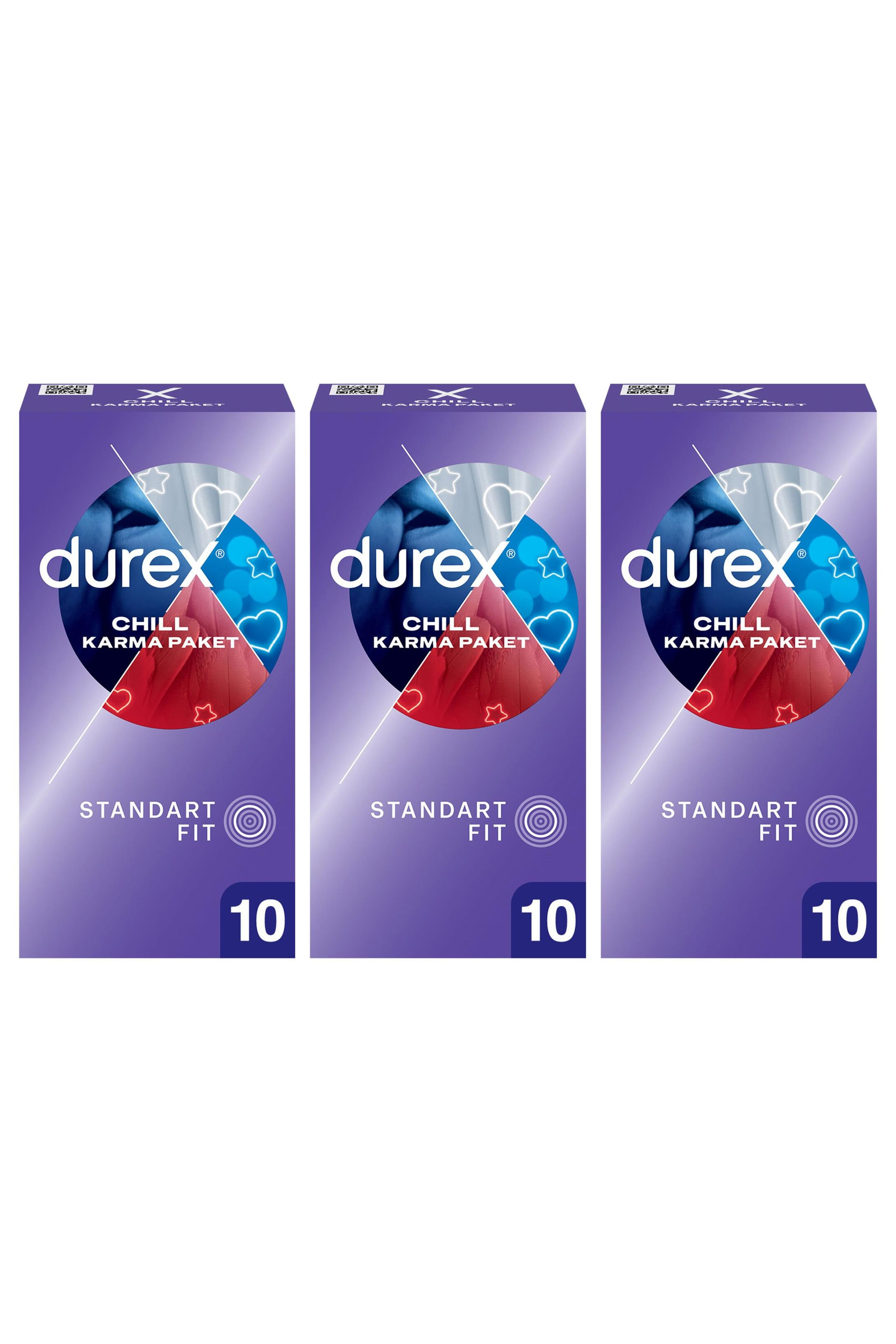 Durex Durex Prezervatif Chill 10 Adet 3'lüDurex Chill Prezervatif 10lu Fiyatı ve Özellikleri | Mutlufiyatlar