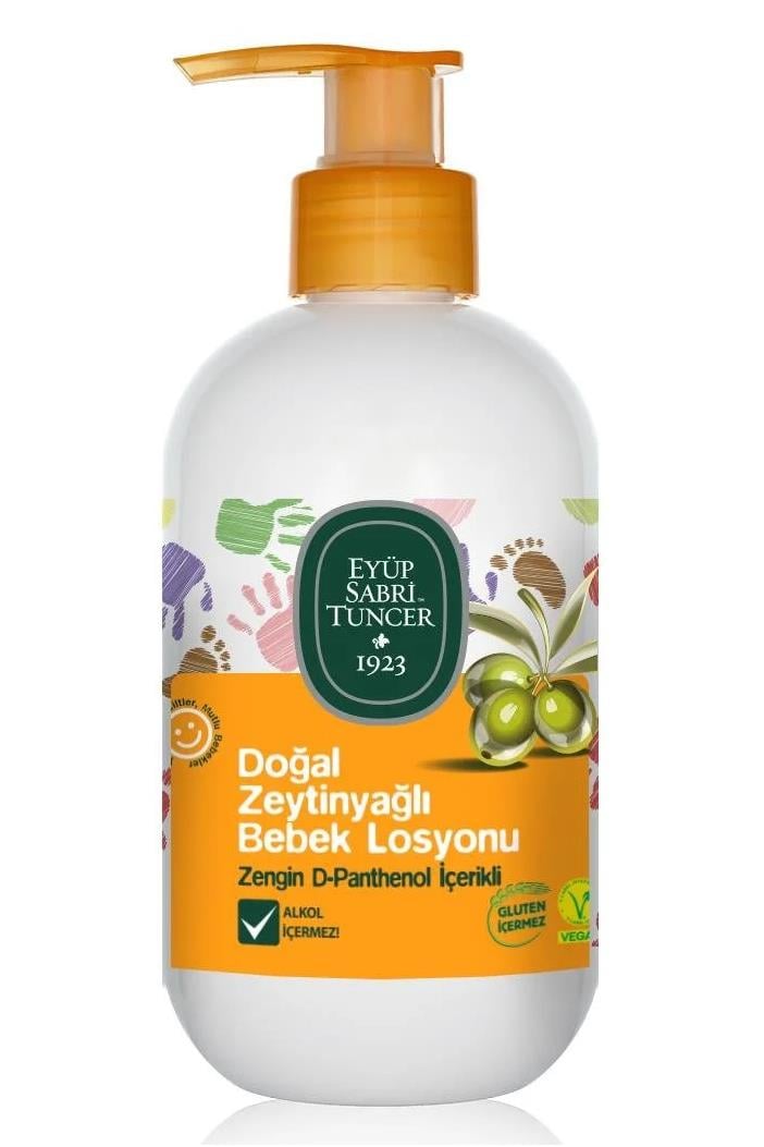 Eyüp Sabri Tuncer Eyüp Sabri Tuncer Bebek Losyonu  Doğal Zeytinyağlı 280 mlEyüp Sabri Tuncer Doğal Zeytinyağlı Bebek Losyonu 280 ml Fiyatı ve Özellikleri | Mutlufiyatlar