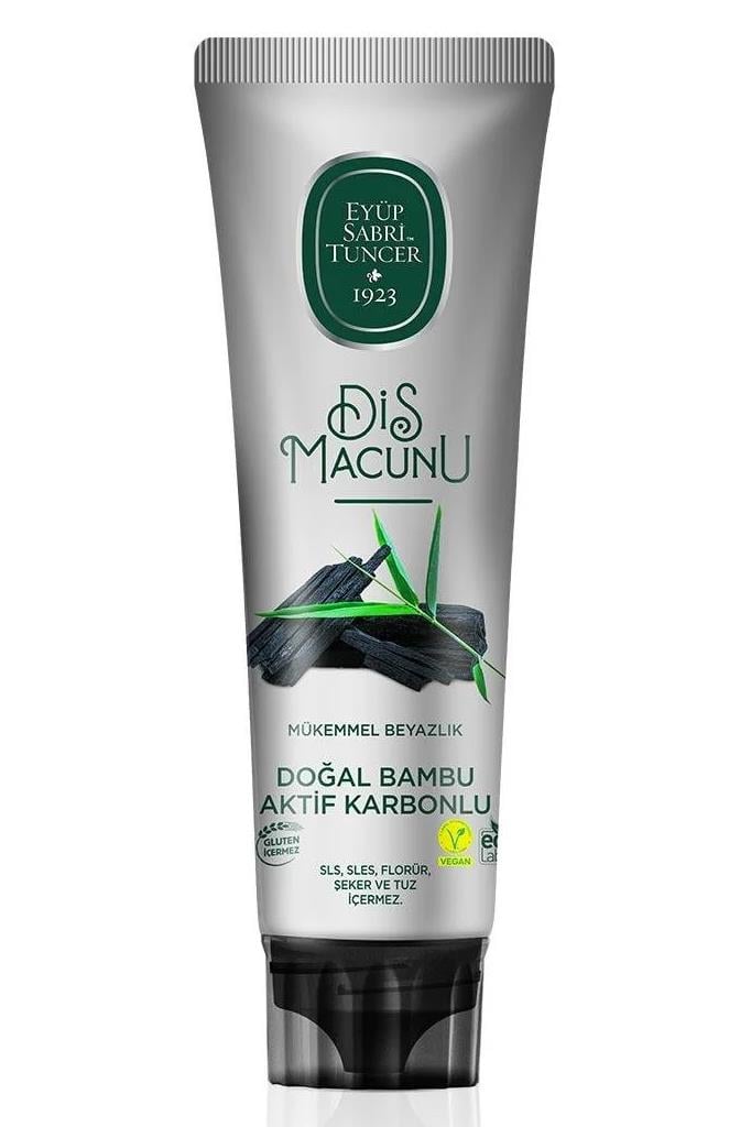 Eyüp Sabri Tuncer Eyüp Sabri Tuncer Diş Macunu Doğal Bambu Aktif Karbonlu 90 mlEyüp Sabri Tuncer Doğal Bambu Aktif Karbonlu Diş Macunu 90 ml Fiyatı ve Özellikleri | Mutlufiyatlar