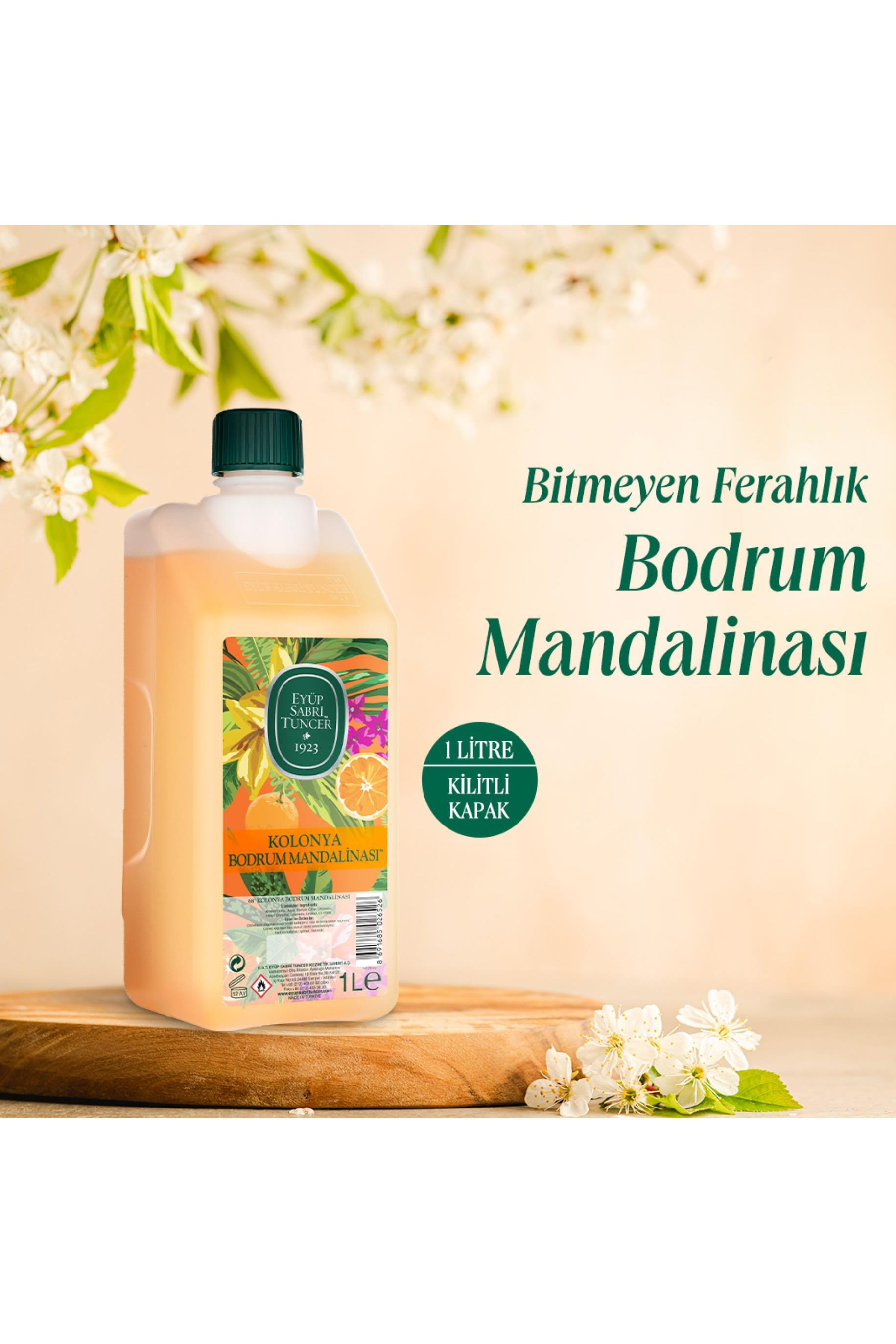 Eyüp Sabri Tuncer Eyüp Sabri Tuncer Kolonya Bodrum Mandalinası 1 ltEyüp Sabri Tuncer Bodrum Mandalinası Kolonya Yedek Şişe 1 lt Fiyatı ve Özellikleri | Mutlufiyatlar