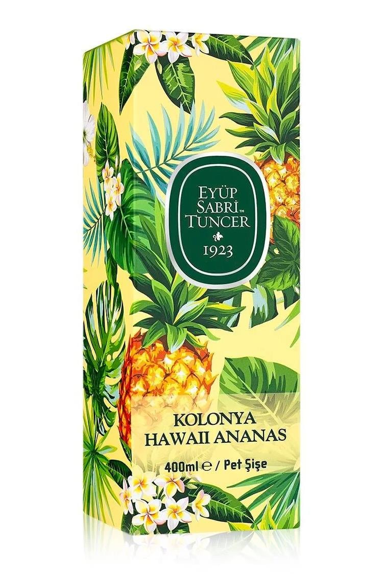 Eyüp Sabri Tuncer Eyüp Sabri Tuncer Kolonya Hawaii Ananas 400 ml Pet ŞişeEyüp Sabri Tuncer Kolonya Hawaii Ananas 400 ml Fiyatı ve Özellikleri | Mutlufiyatlar
