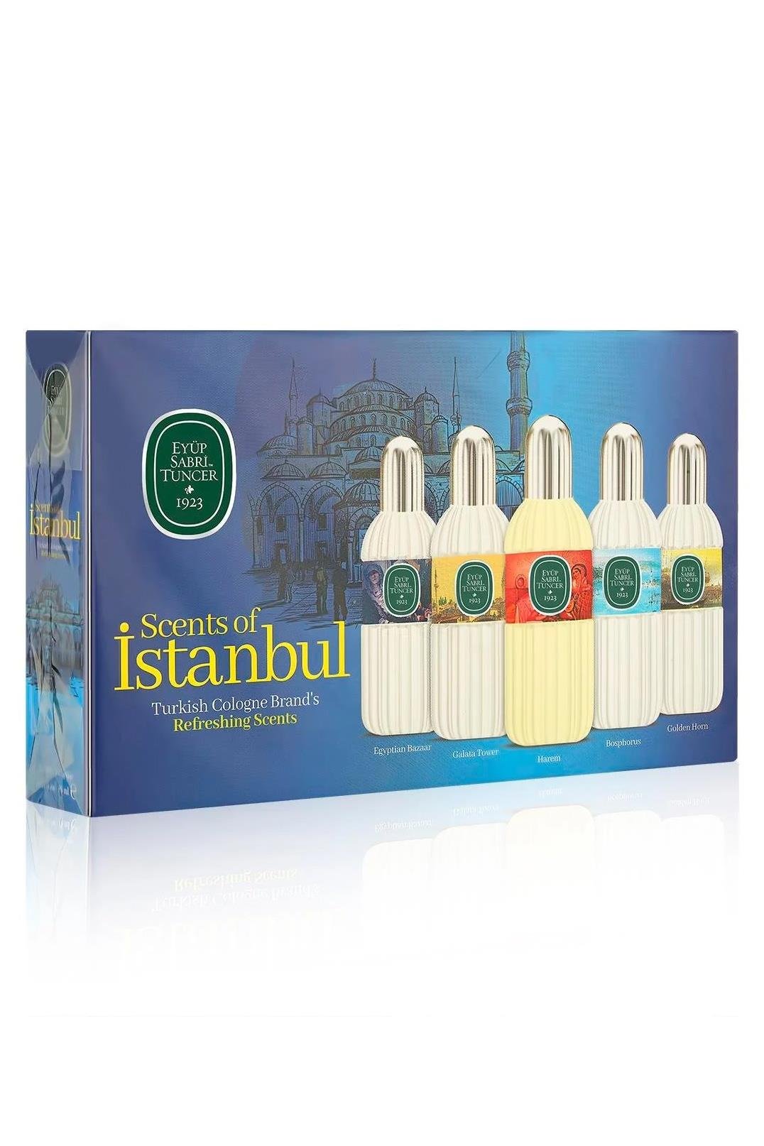 Eyüp Sabri Tuncer Eyüp Sabri Tuncer Kolonya Scents Of İstanbul 16 ml 5'liEyüp Sabri Tuncer Kolonya 5li 16 ml - Scents Of İstanbul Fiyatı ve Özellikleri | Mutlufiyatlar